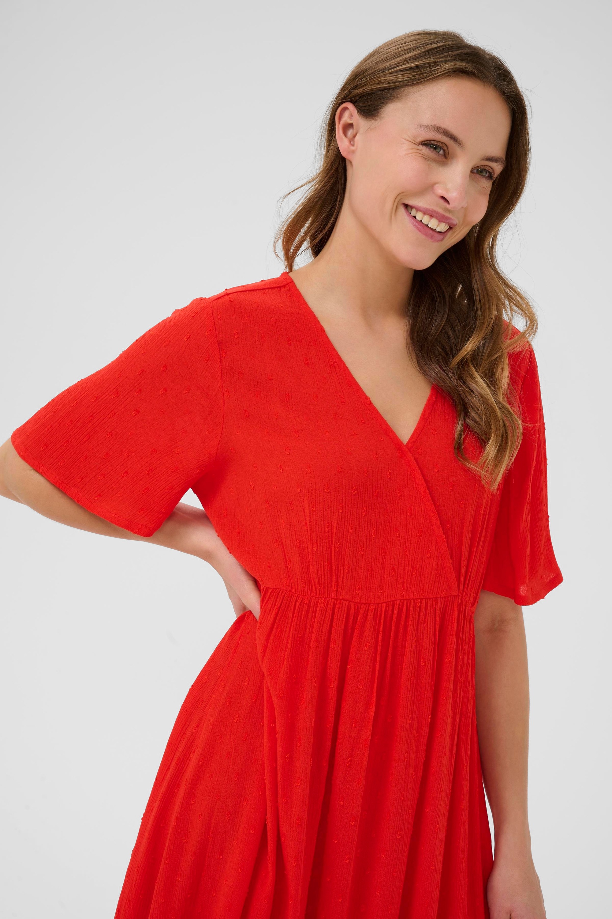 KAFFE Midikleid »Kleid KAmyrna«