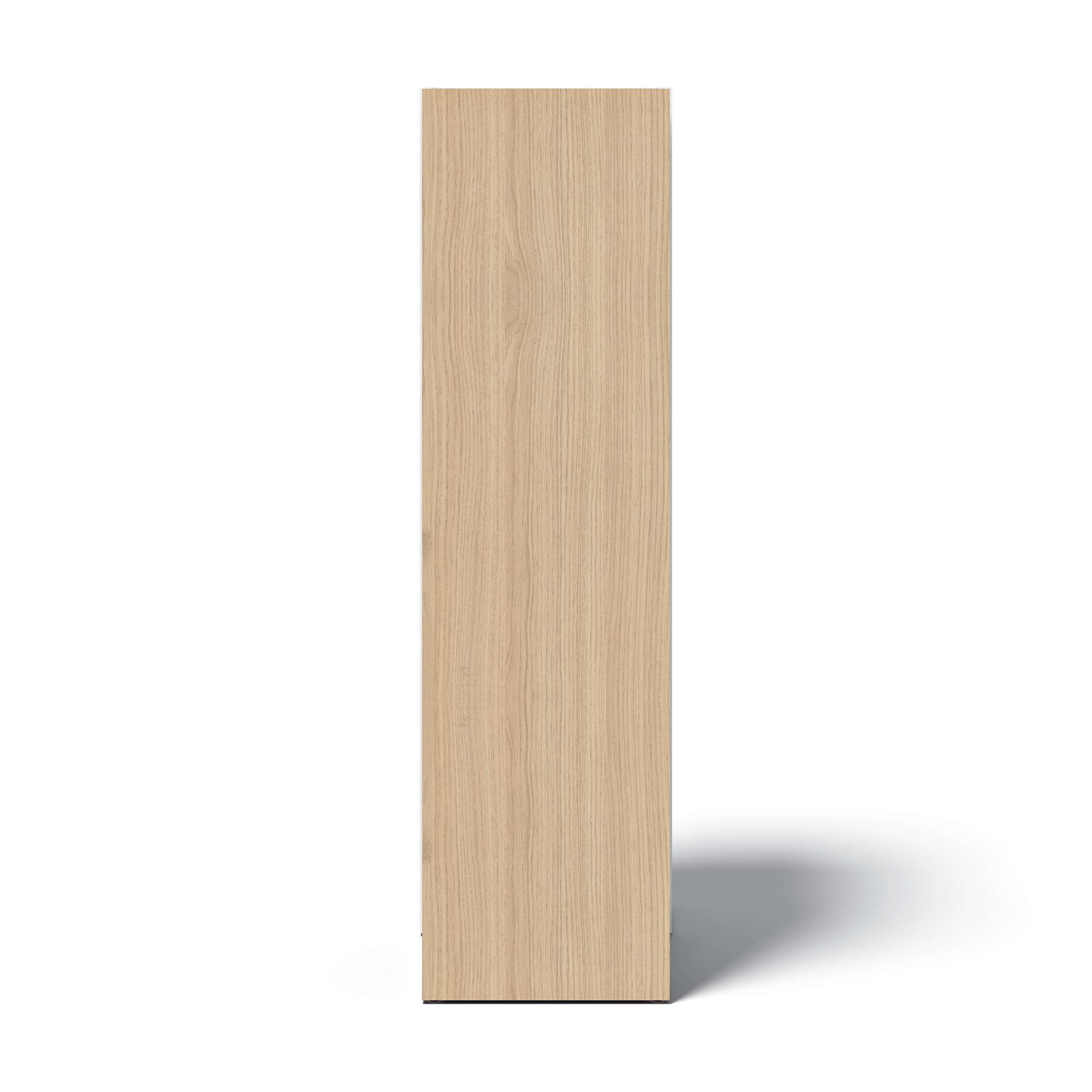 TemaHome Bücherregal »Ella vielseitiges Regal, Eiche Furnier, Aufbewahrung,«, Seitliche Fächer, offene Front, moderner Farbmix, Höhe 114 oder 188 cm