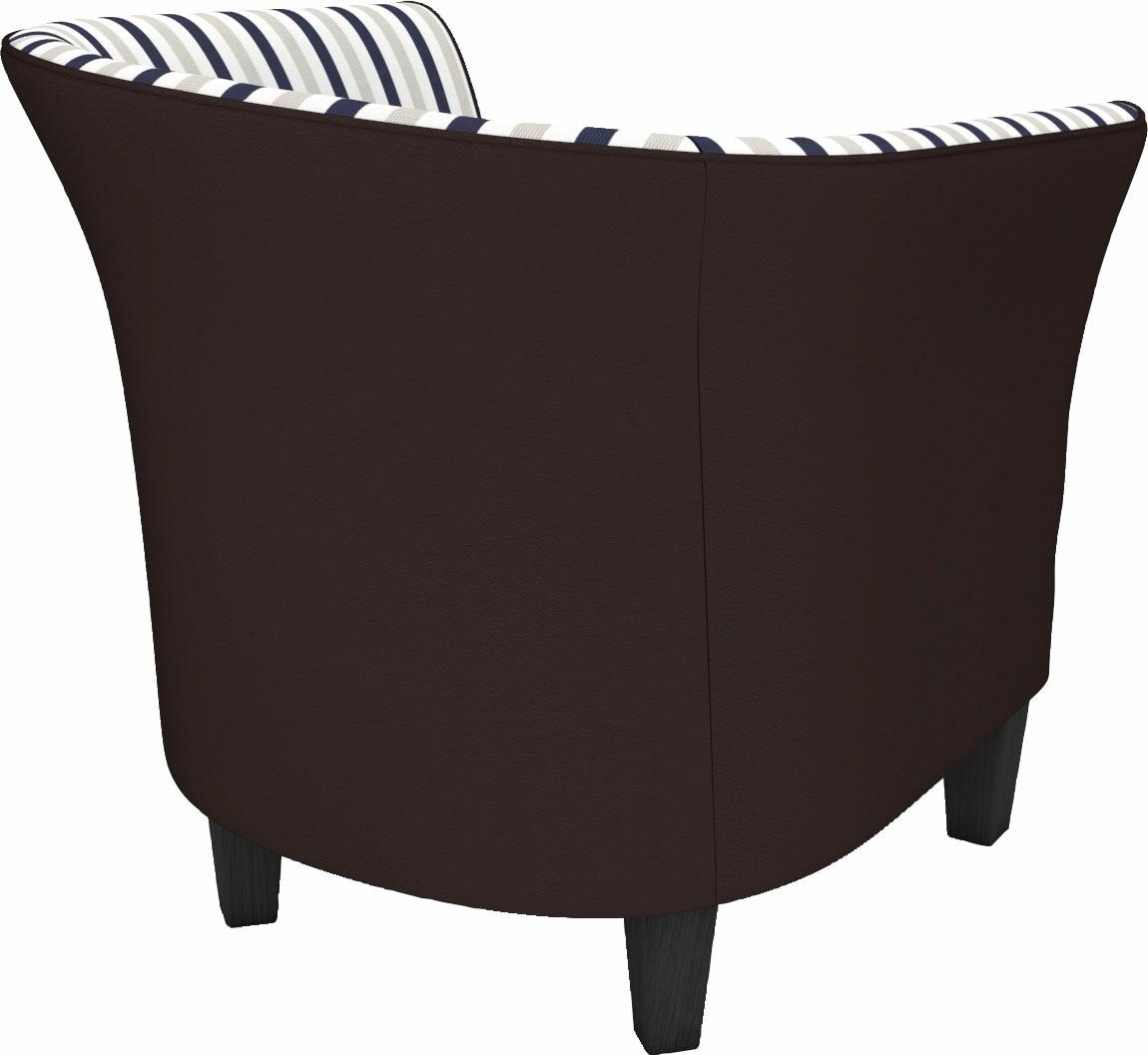 Max Winzer® Cocktailsessel »Luisa, Loungesessel«, in runder Form, zum Selbstgestalten