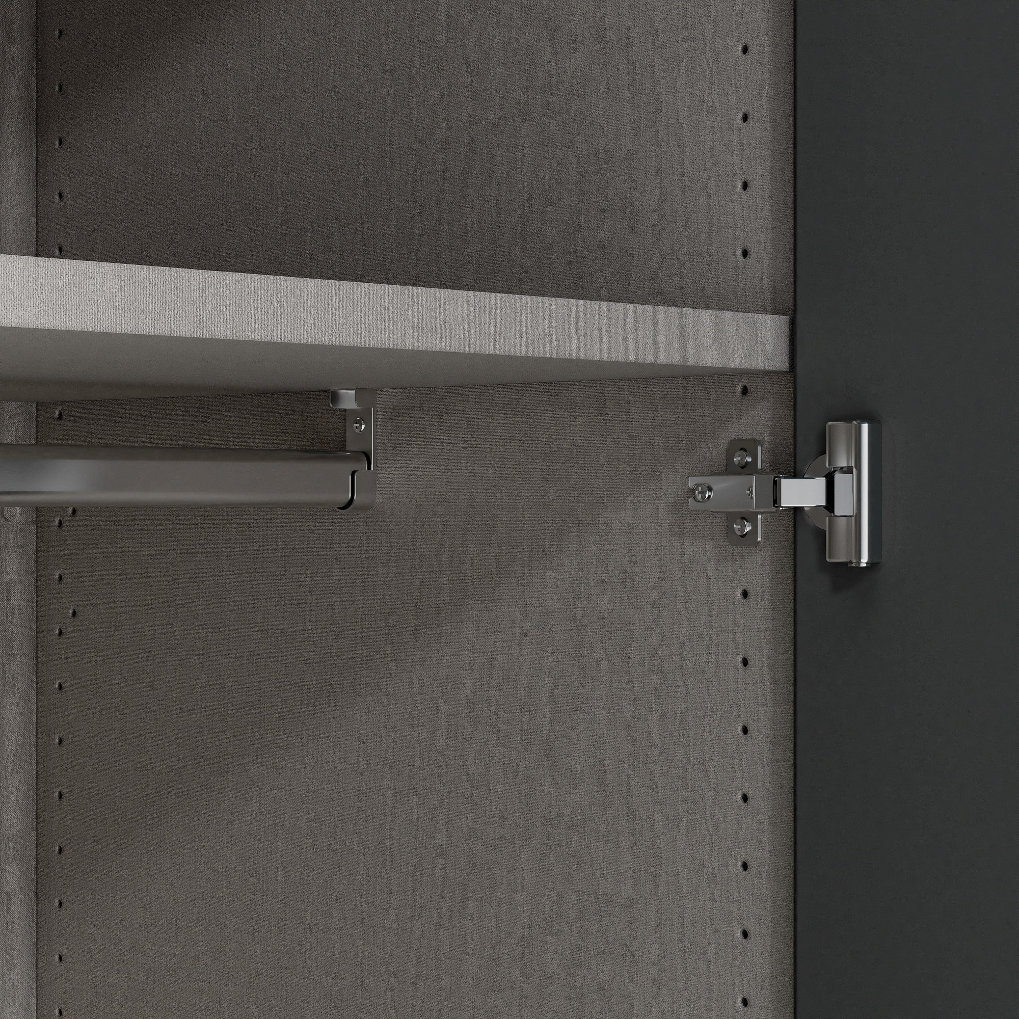 INOSIGN Kleiderschrank »AMETISTA, Drehtürenschrank, designgeformten Fronten«, Made in Italy, hochglanz lackiert, Basisausführung, Zubehör extra