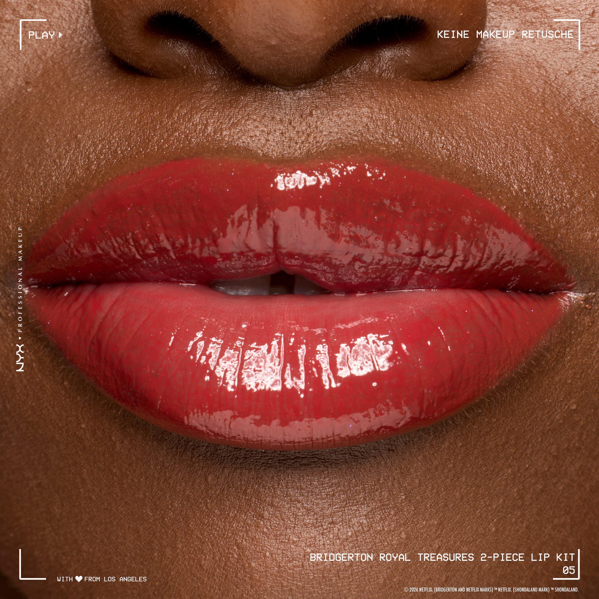 NYX PROFESSIONAL MAKEUP Schmink-Set »BRIDGERTON ROYAL TREASURES LIP KIT« Royal Butter Gloss und Royal Lip Liner