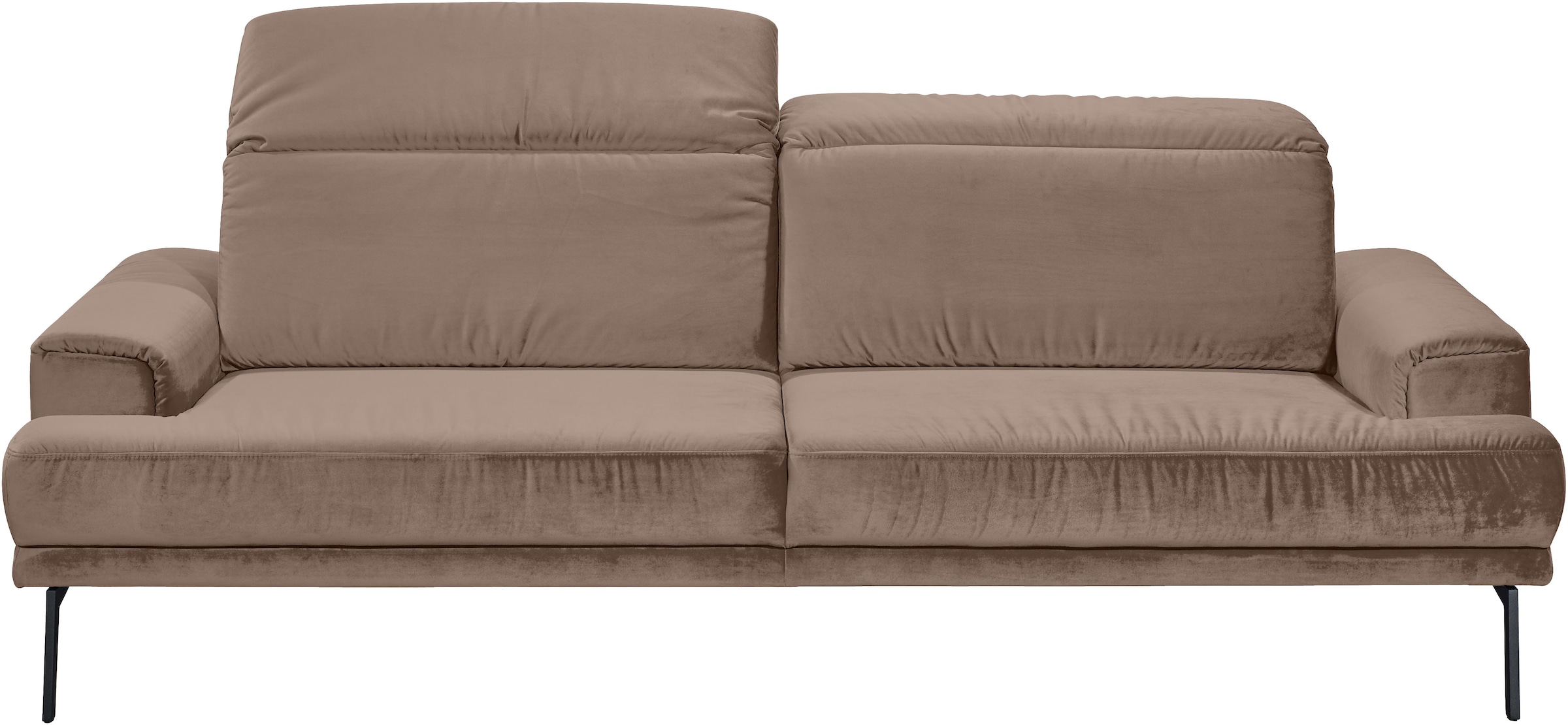 Musterring 3-Sitzer »MR 4580«, inkl. Kopf- und Sitztiefenverstellung, Fuß schwarz, B228 x T103 cm