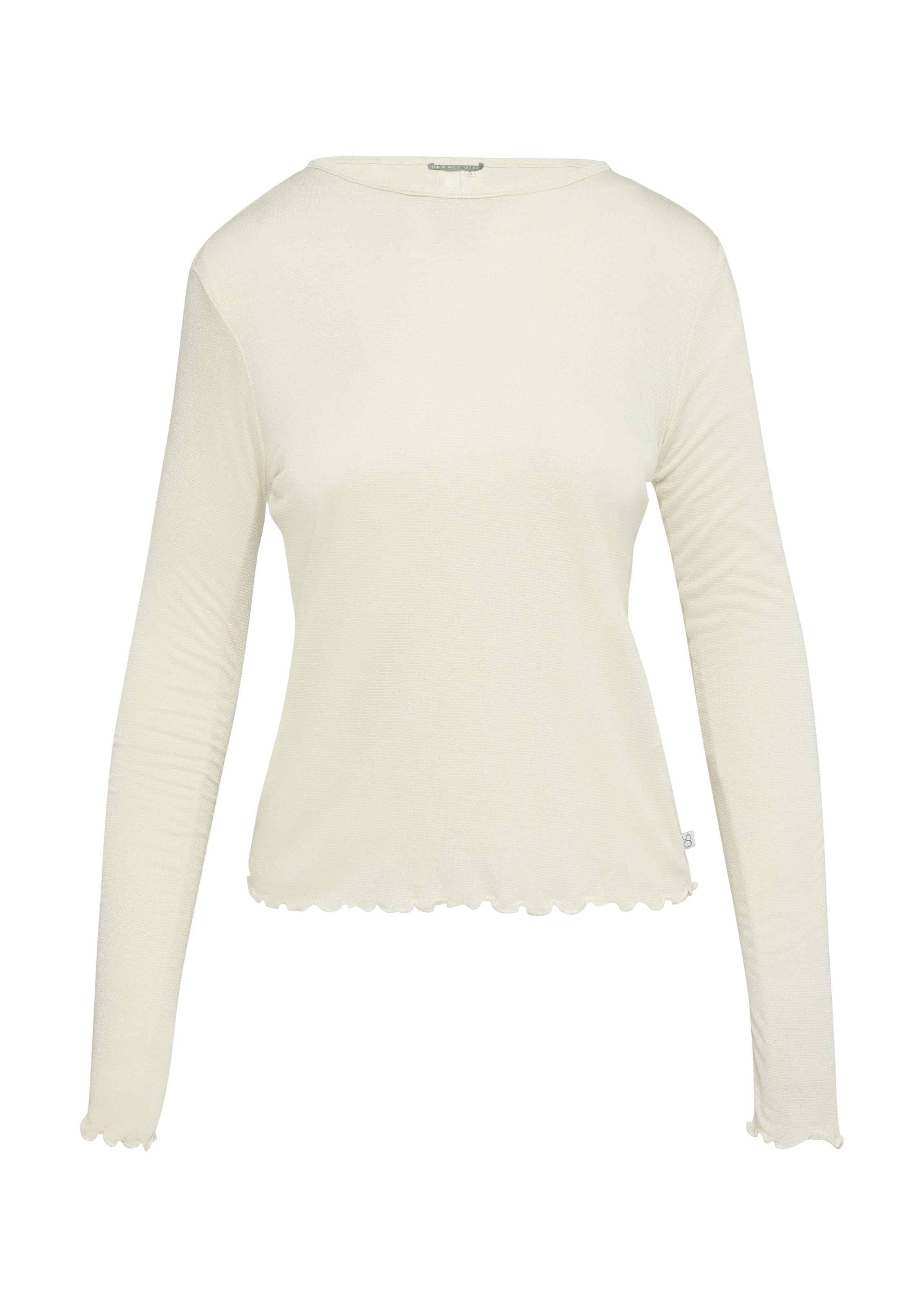 QS Longsleeve, mit metallisierten Fasern
