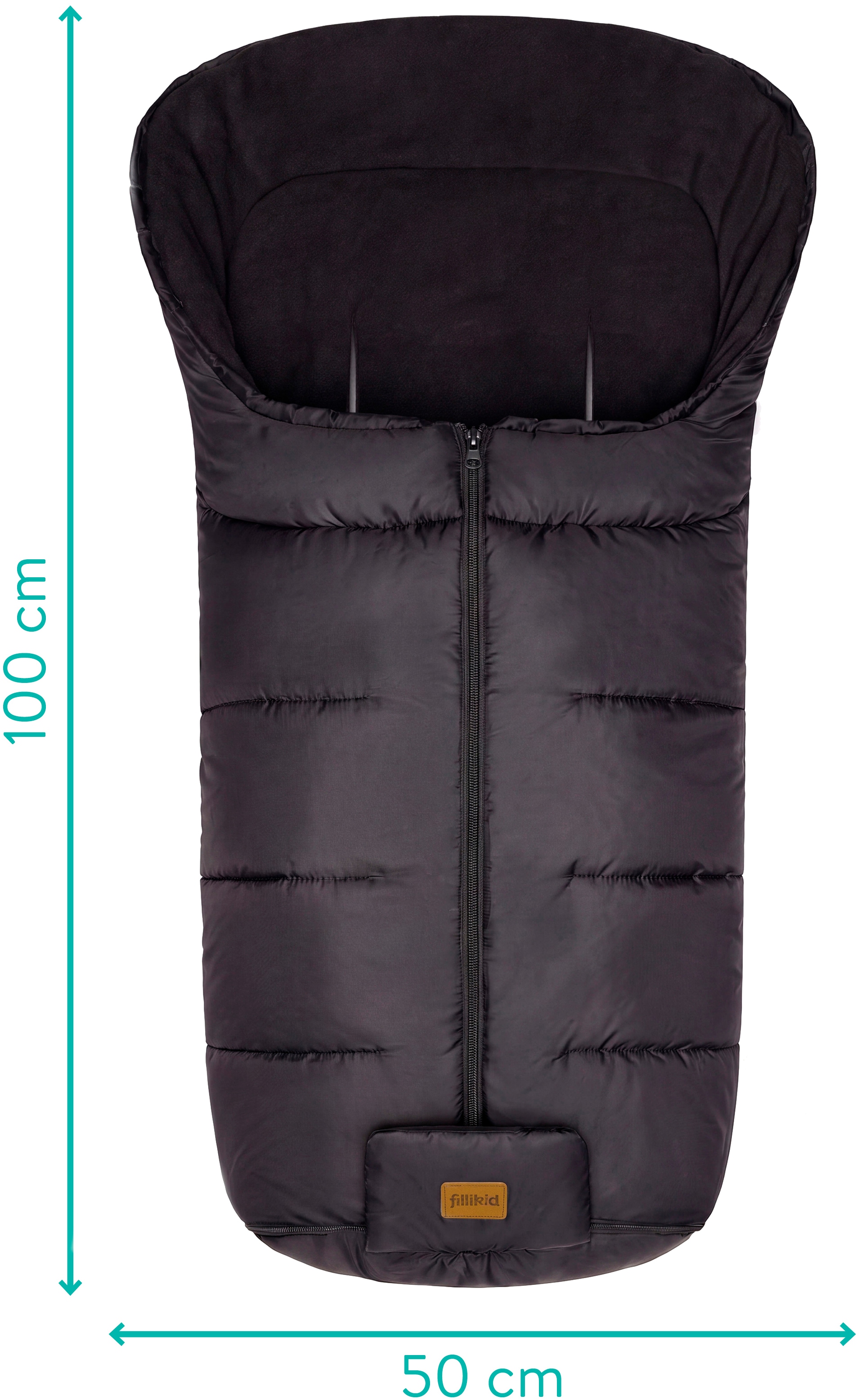 Fillikid Fußsack »Eco Big Winterfußsack, schwarz«