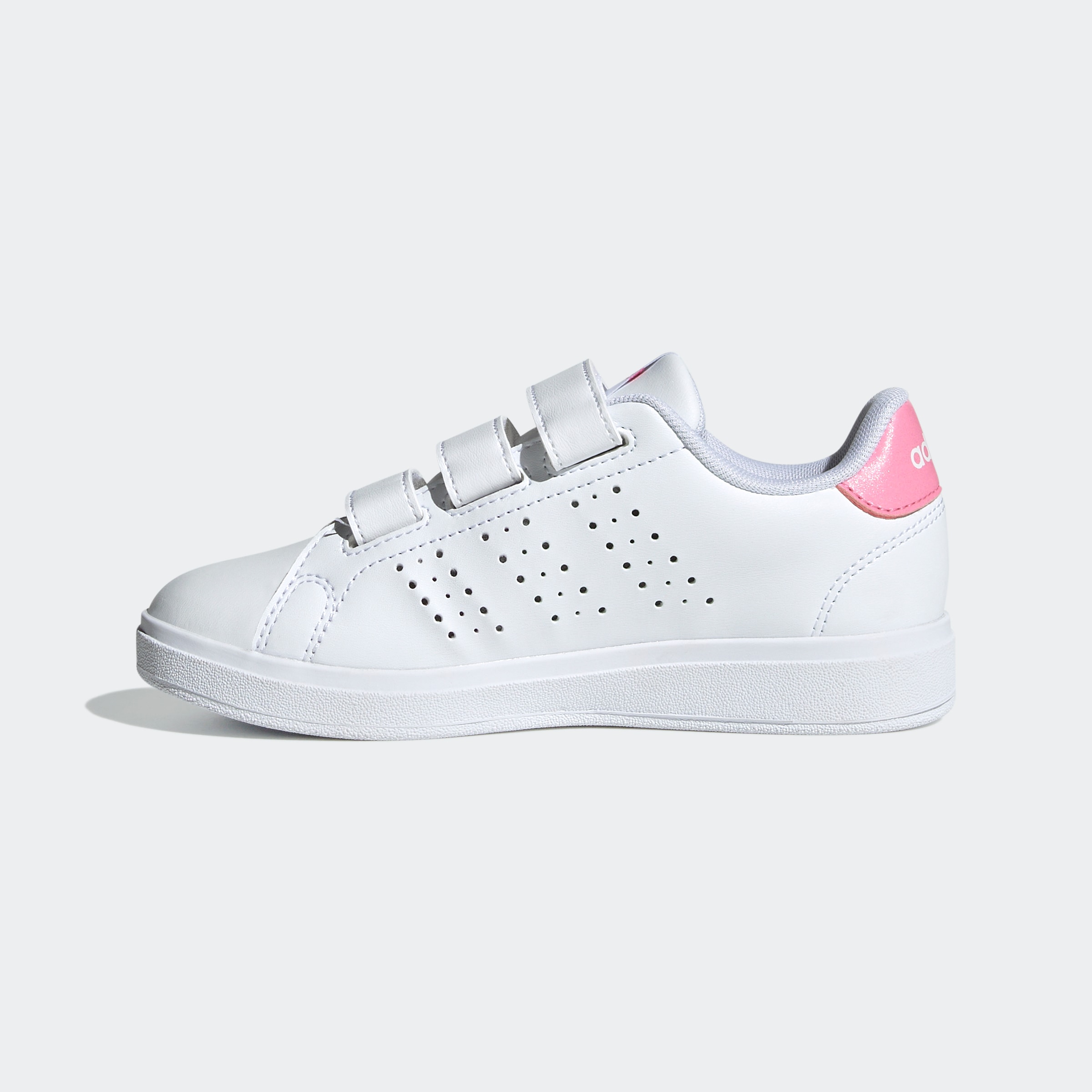 adidas Sportswear Klettschuh »ADVANTAGE BASE 2.0 KIDS«, Design auf den Spuren des adidas Stan Smith