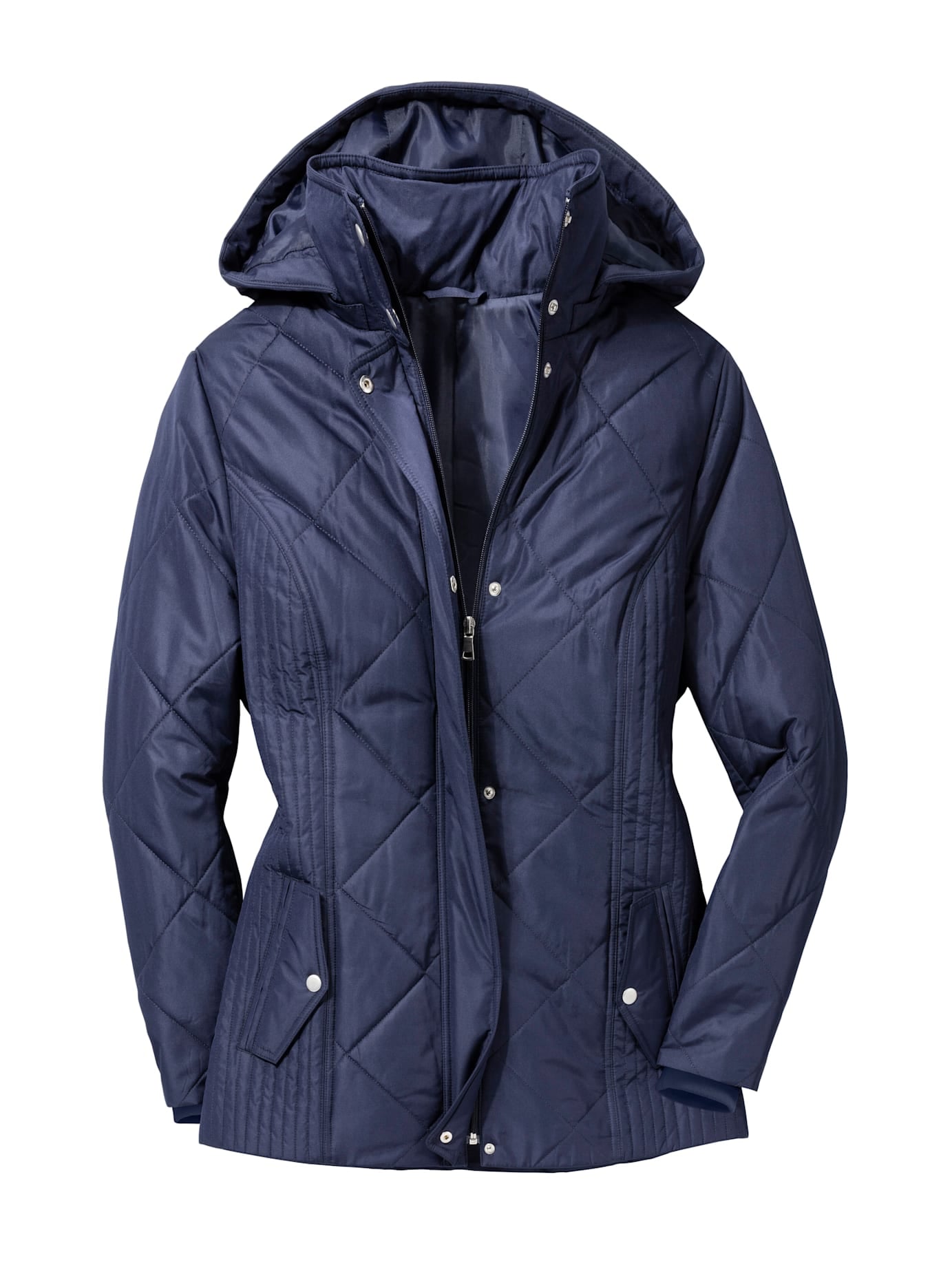 Classic Basics Langjacke, mit Kapuze