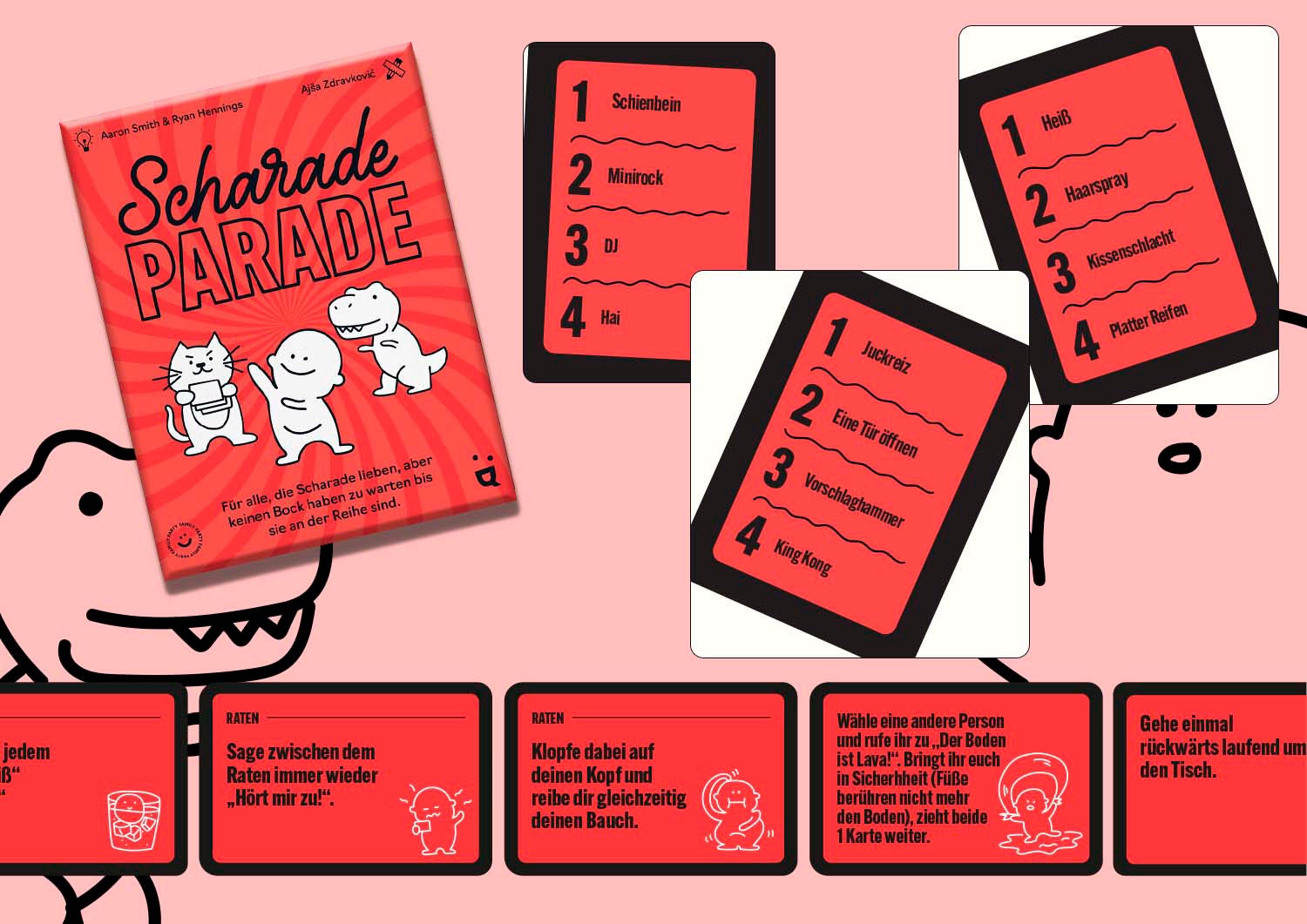 Helvetiq Spiel »Scharade Parade«