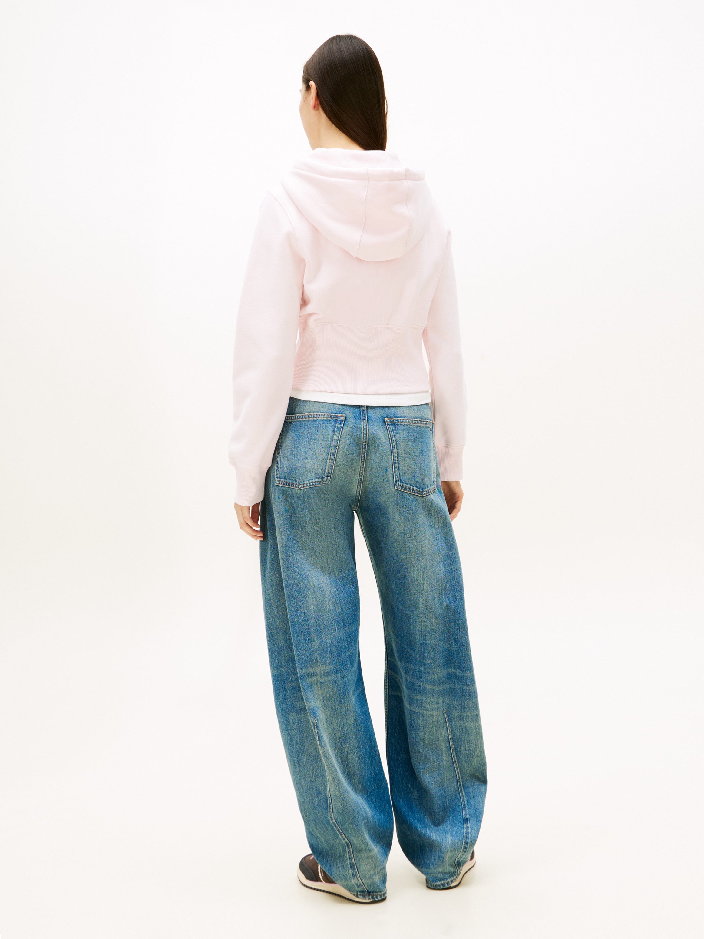 Tommy Jeans Kapuzensweatjacke »TJW REG SILVER SCRIPT ZIP THRU«