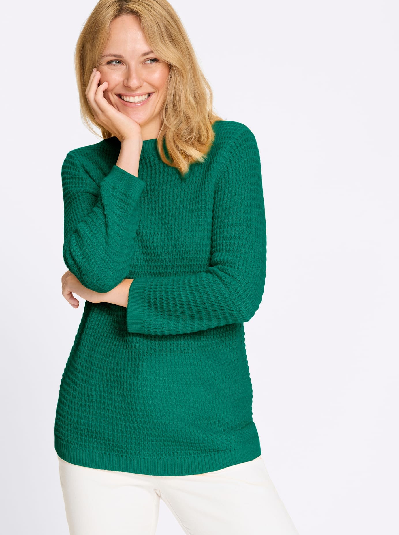 Classic Basics 3/4 Arm-Pullover »U-Boot-Pullover«