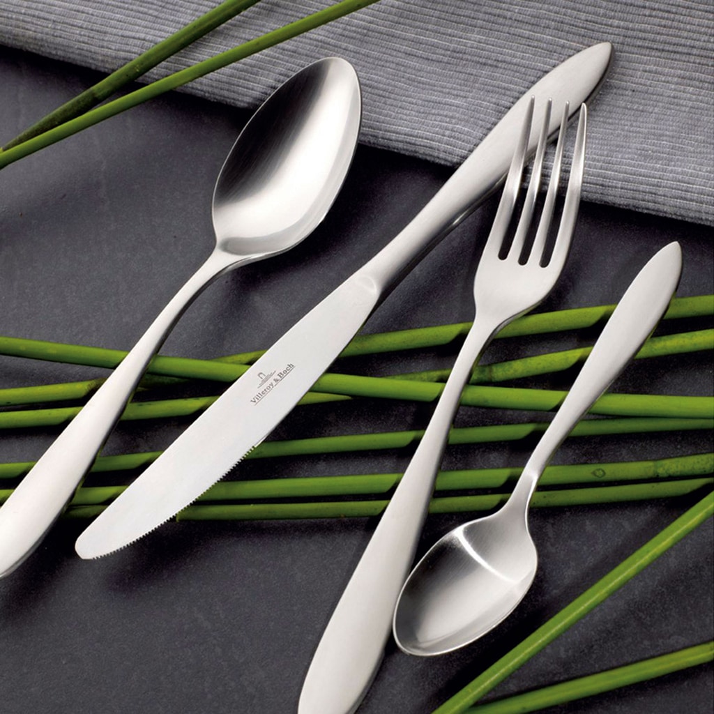 Villeroy & Boch Besteck-Set »Tafelbesteck gebürstet Arthur 30er Set grau«
