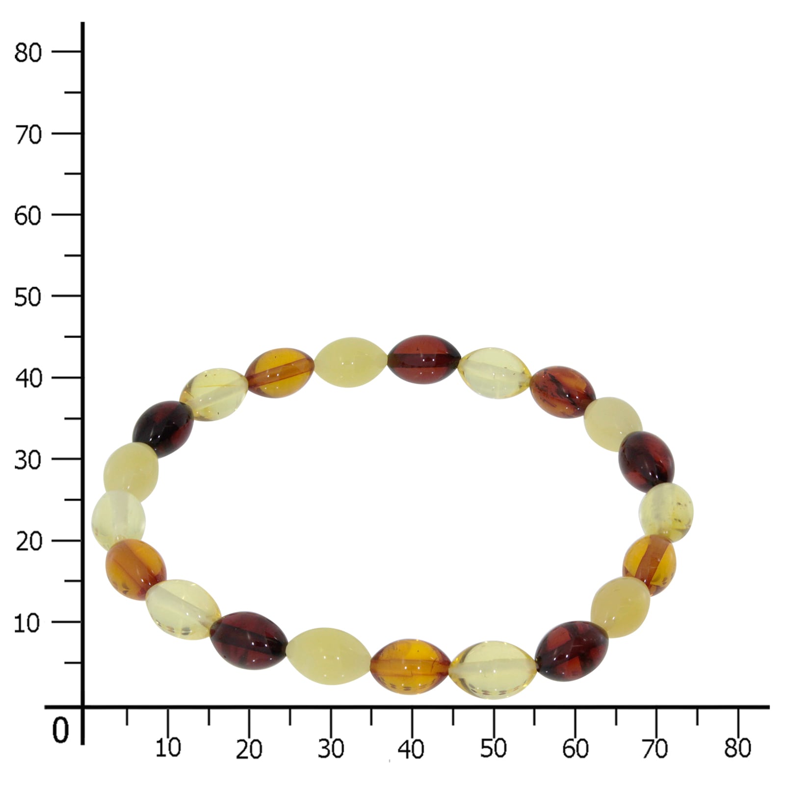 OSTSEE-SCHMUCK Armband »Ostsee-Schmuck Armband Olive 9 x 6 mm Armband Olive 9 x 6 mm«