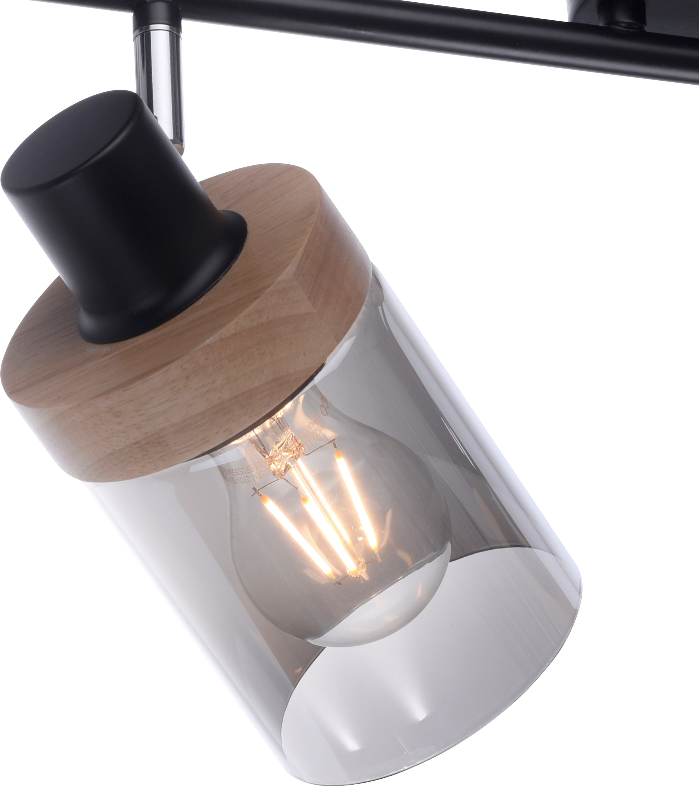 Home affaire Deckenleuchte »Tendon«, 2 flammig-flammig, Wandlampe, drehbar, schwenkbar Glas, geeignet für Leuchtmittel - E27