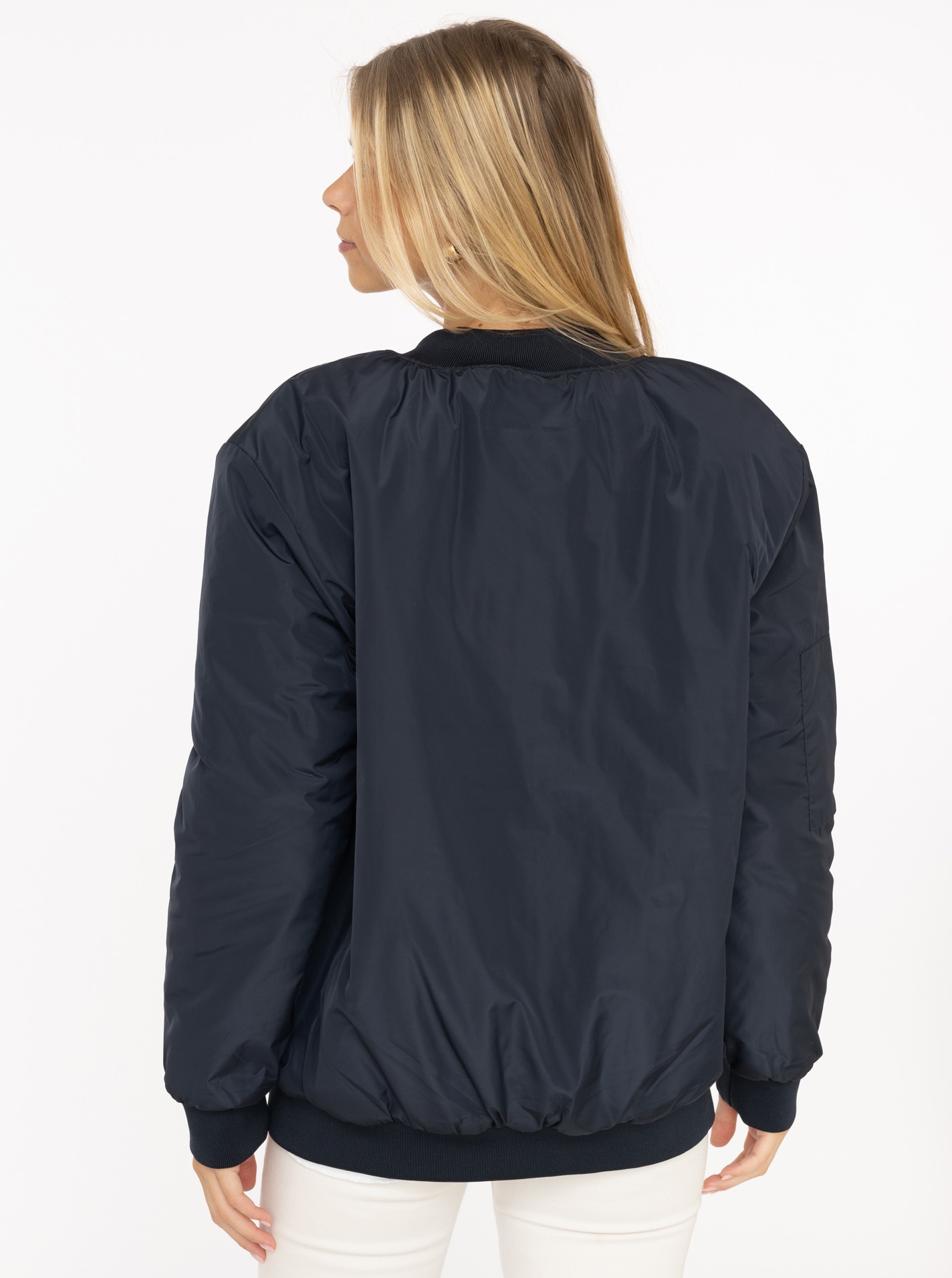 Zwillingsherz Bomberjacke »"Happy"« ohne Kapuze verdeckter Reißveschluss, Taschen