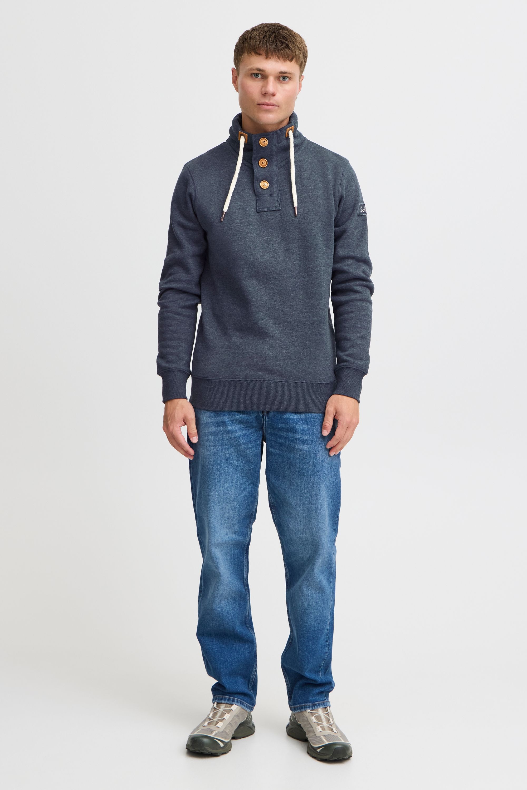 !Solid Stehkragenpullover »Stehkragenpullover SDTripTroyer«