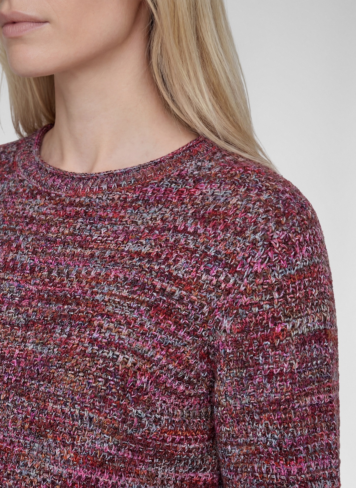 Rabe Strickpullover in melierter Optik