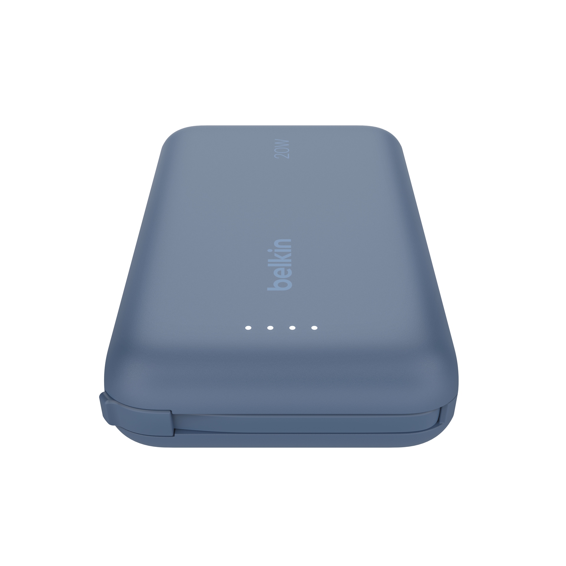Belkin Powerbank »BoostCharge Power Bank 10K mit integrierten Kabeln«, Belkin BOOST CHARGE Power Delivery Powerbank 10.000mAh, white