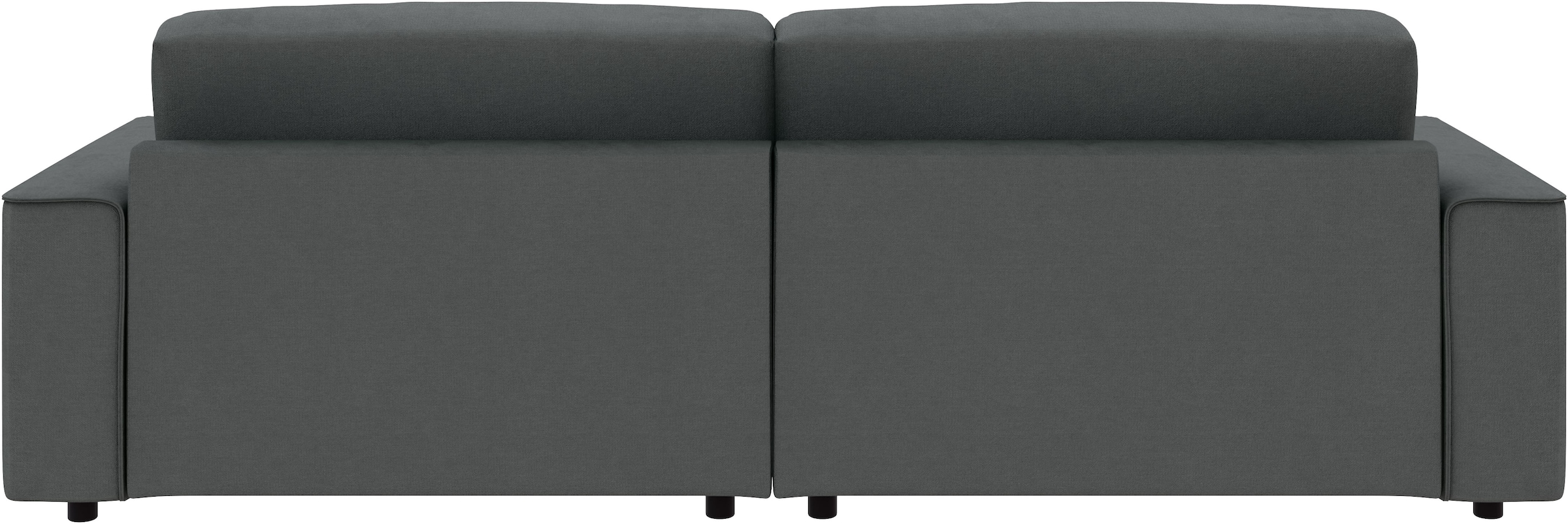 INOSIGN Ecksofa »Chance, Recamiere beidseitig montierbar, Schlaffunktion, Breite 265 cm« in Struktur fein LINO, mit Schlaffunktion und Bettkasten