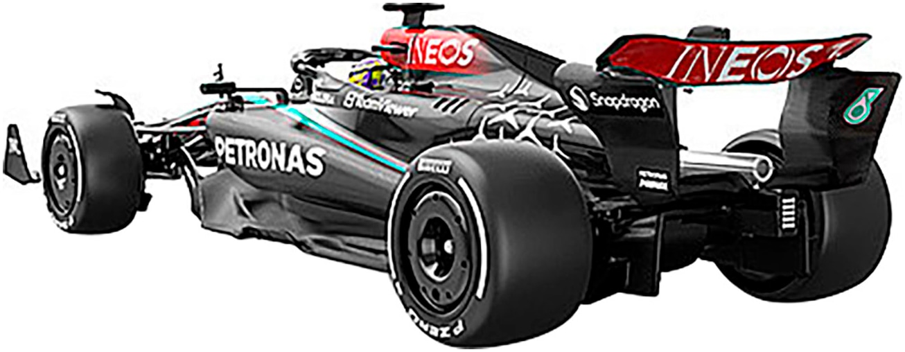 Jamara RC-Auto »Mercedes-AMG F1 W15 E Performance schwarz 2,4GHz« Maßstab 1:12