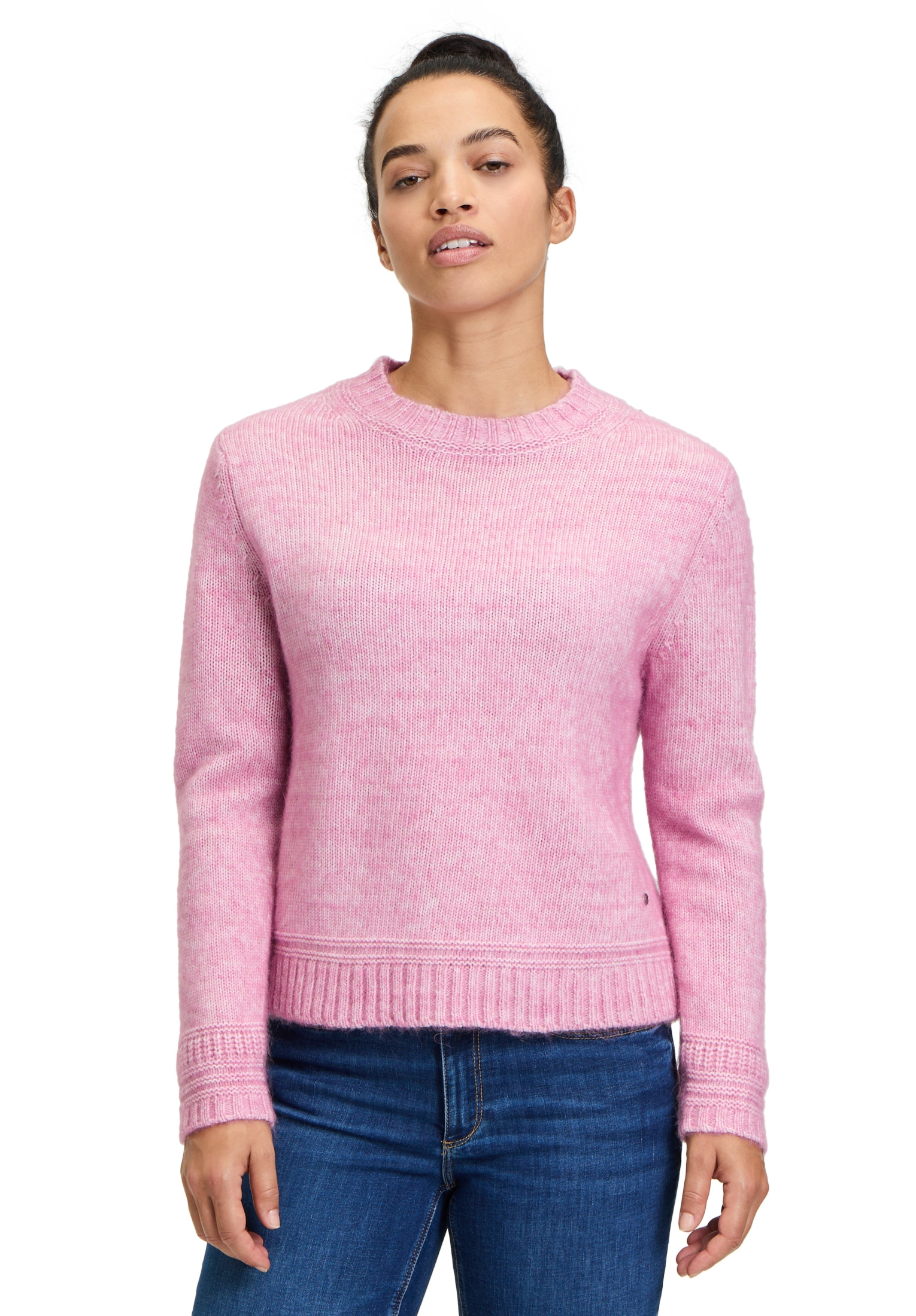 Betty&Co Strickpullover »Strickpullover mit Rippbündchen«