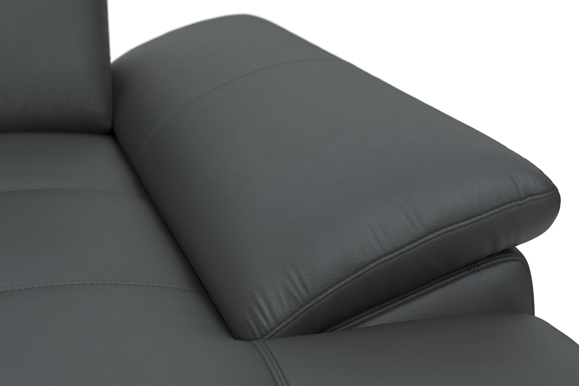 Places of Style Wohnlandschaft »Costello U-Form, mit Sitztiefenverstellung, Armteilverstellung und«, 3 Nierenkissen, optional Bettfunktion und Bettkasten