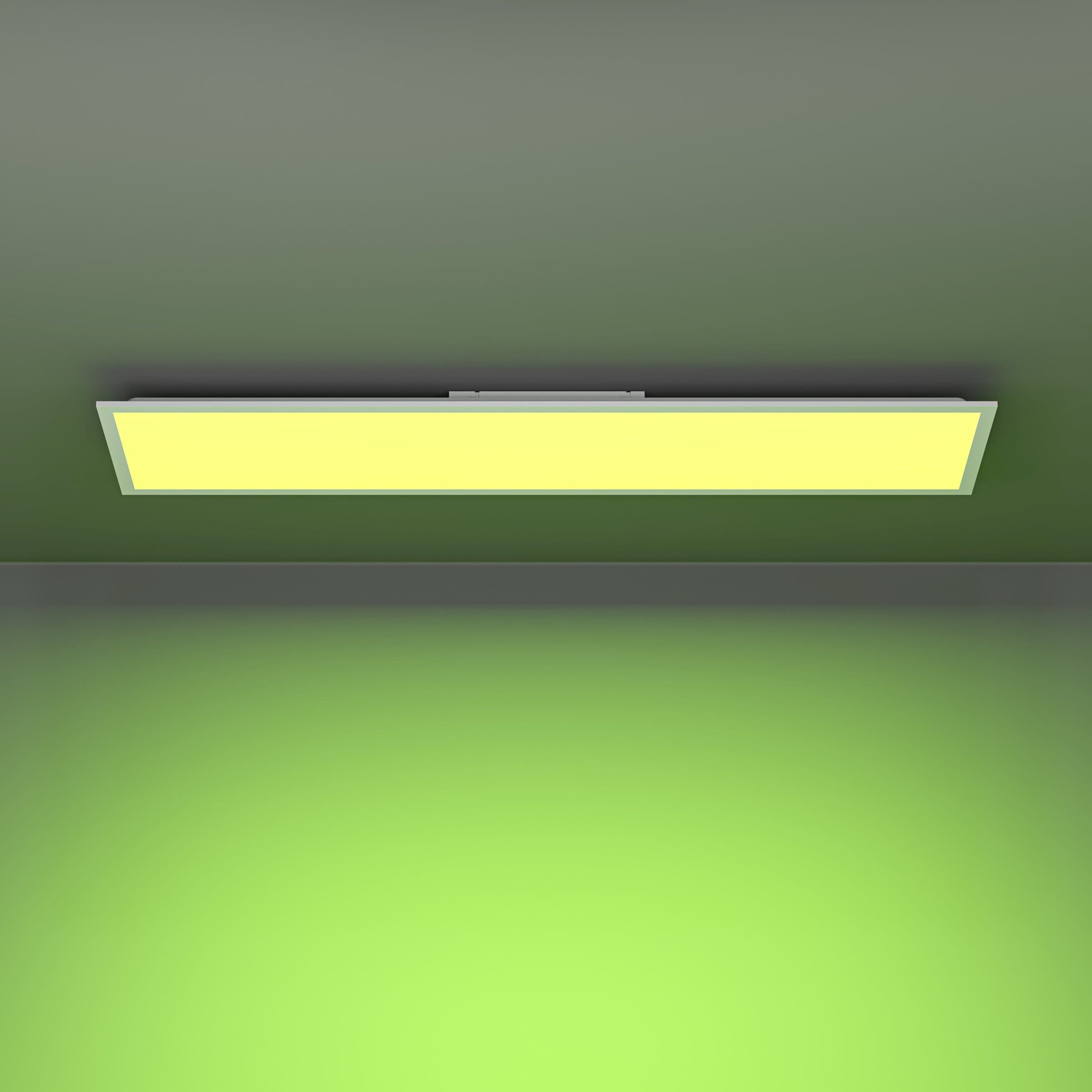 EGLO LED Deckenleuchte »MORADILLO-Z Deckenlampe - Stahl - LED - 34W - IP20« LED-Modul 1 Stk. Kaltweiß | Neutralweiß | RGB | Warmweiß Wohzimmerlampe, Esszimmerlampe, Schlafzimmer, L119,5 x B29,5 x H6,1 cm