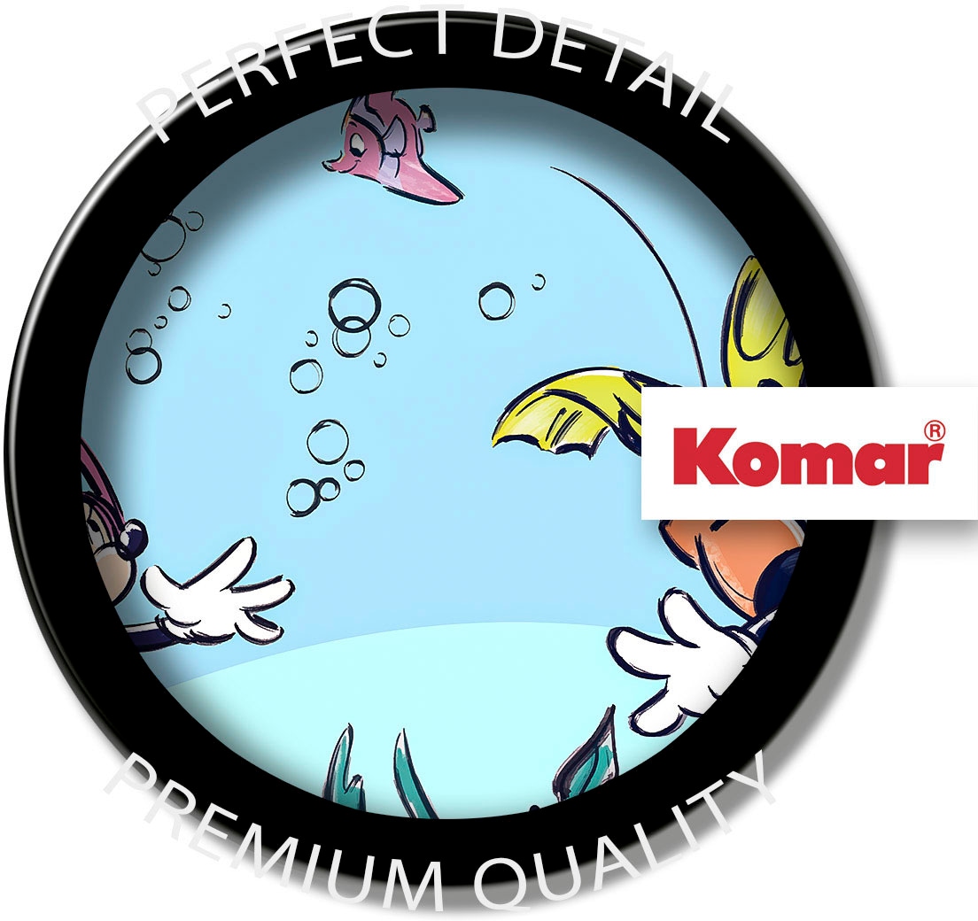 Komar Fototapete »Digitaldruck Vlies - Mickey & Minnie Coral Reef - Größe 300 x 250 cm«, bedruckt, Kinderzimmer