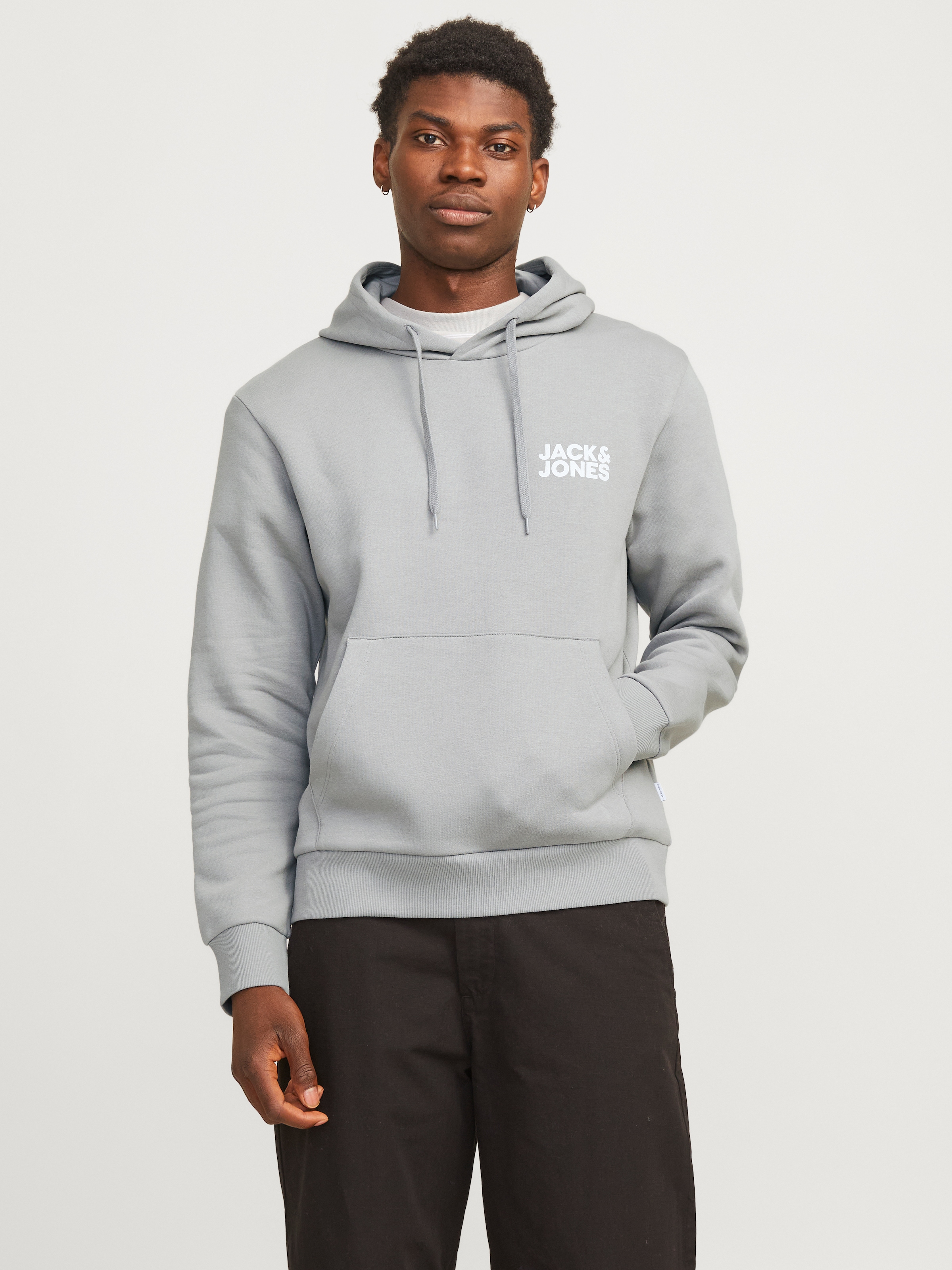 Jack & Jones Kapuzensweatshirt »JJECORP LOGO SWEAT HOOD NOOS«, Baumwollmischung, regular fit
