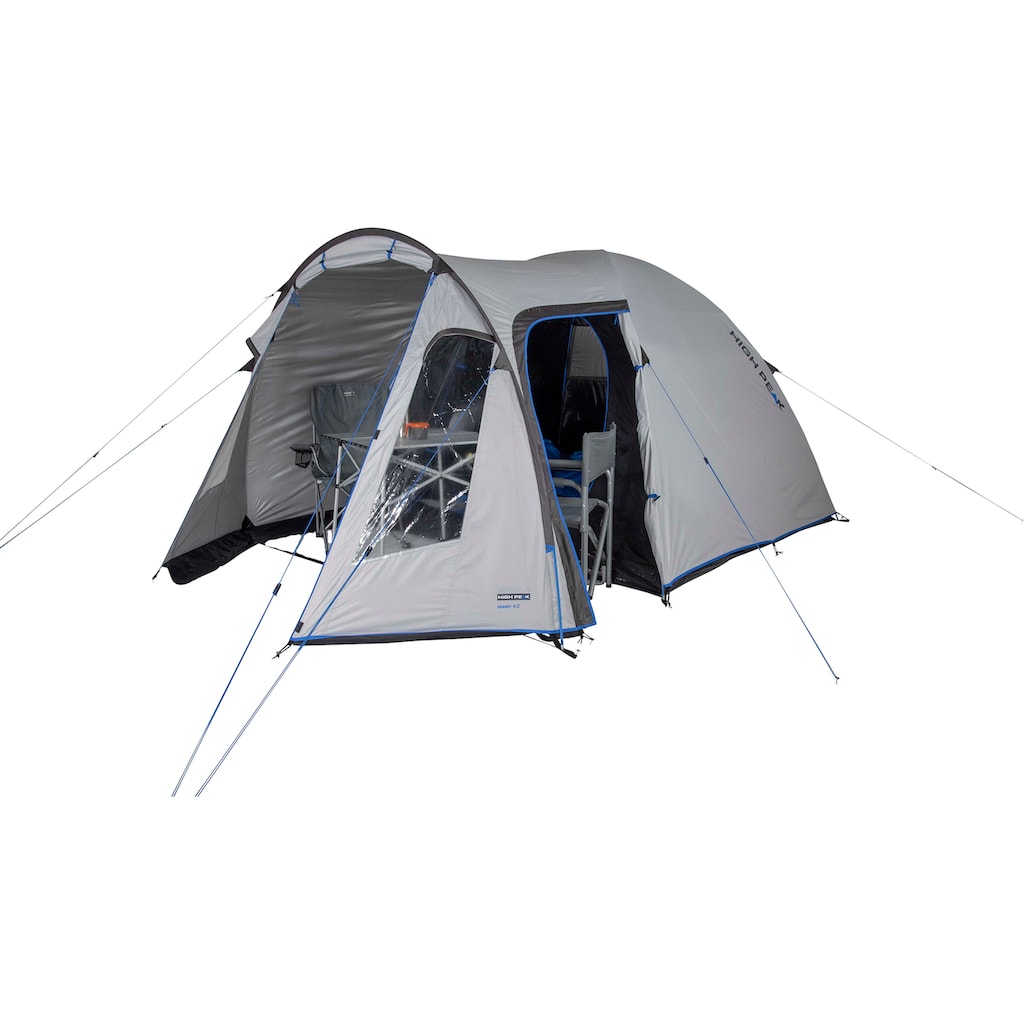 High Peak Kuppelzelt »Zelt Tessin 4.0«, 4 Personen, (mit Transporttasche)