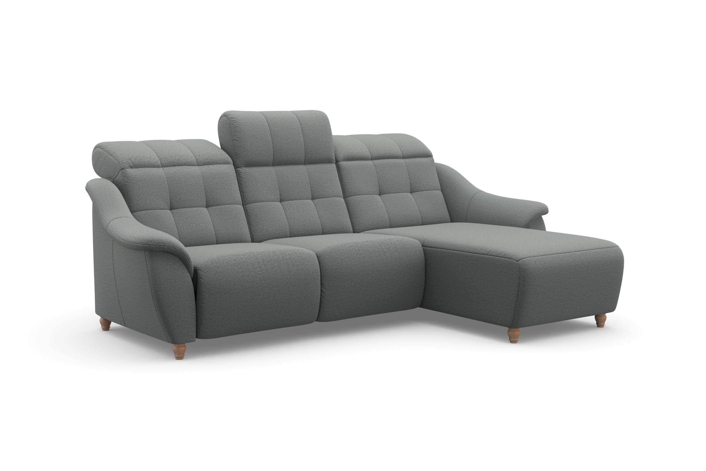 Home affaire Ecksofa »Boston L-Form«, (2 St.), Kopfteilverstellung an jeder Sitzfläche, wahlweise Relaxfunktion