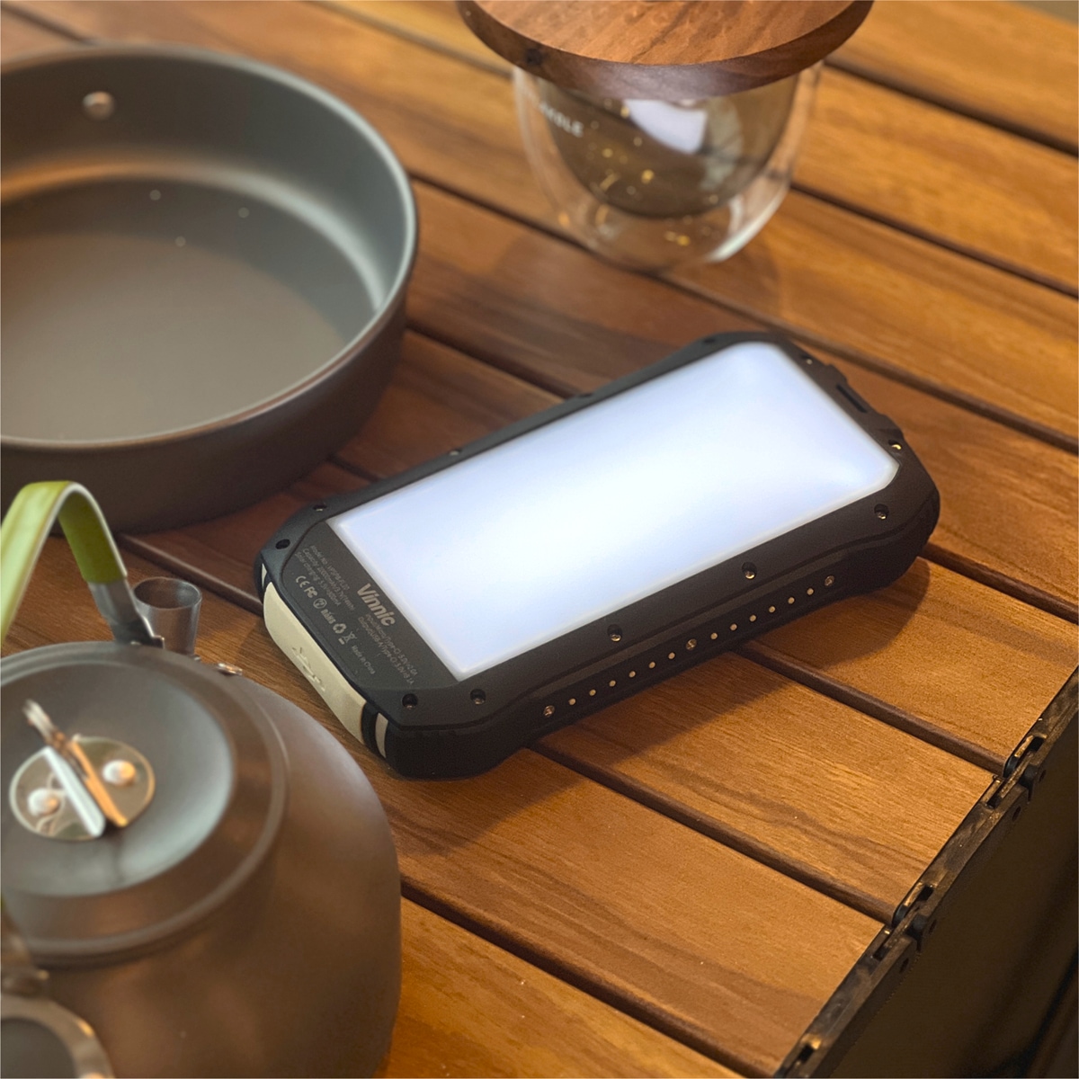 Powerbank »SACA PEAK Solar Powerbank 10.000mAh IP65 1xUSB-C, 2xUSB-A«