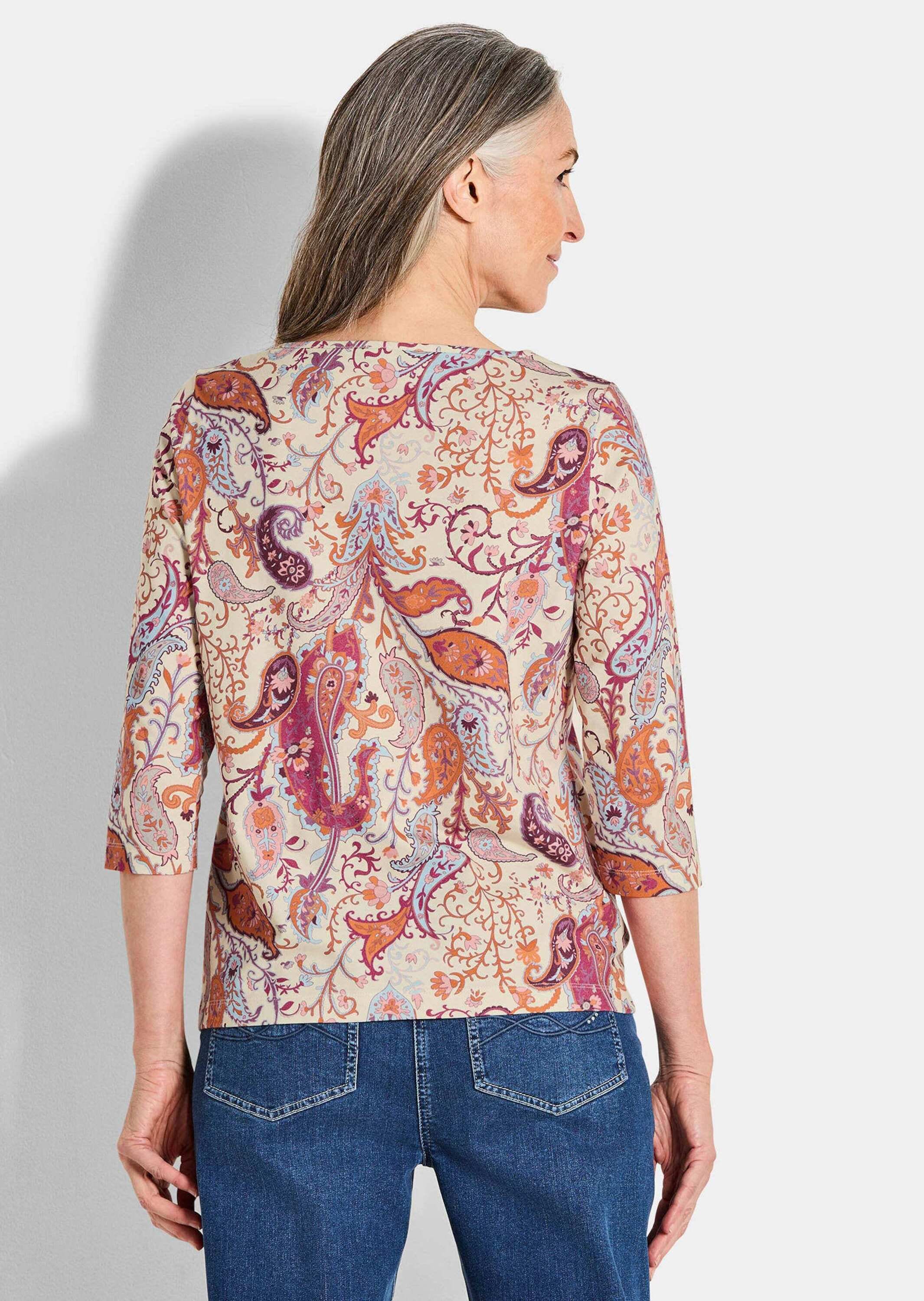 GOLDNER Kurzarmshirt »Bequemes Shirt aus Baumwoll-Jersey«