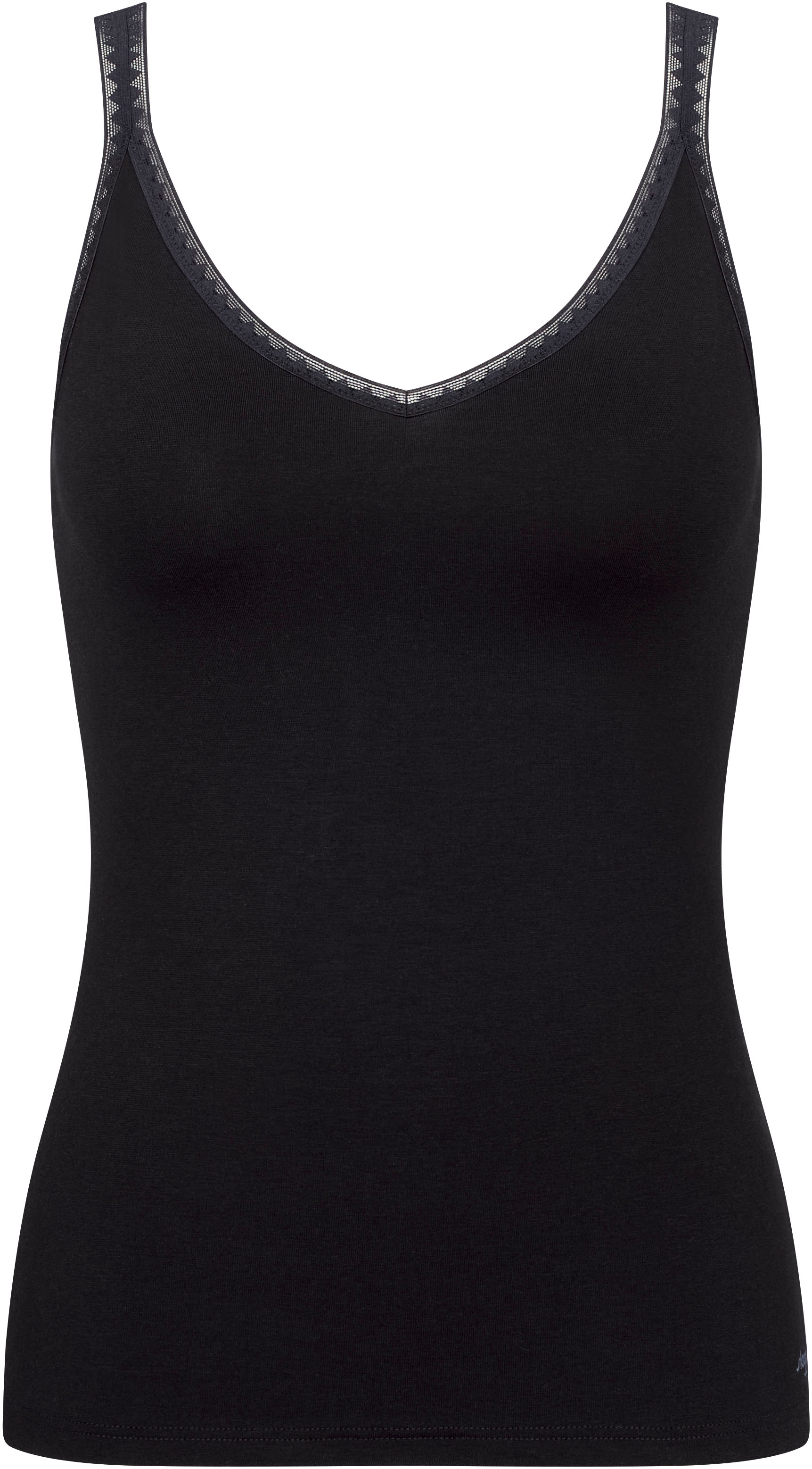sloggi Unterhemd »GO Shirt 01 C2P«, (2 St., 2er Pack), zarte Spitzendetails