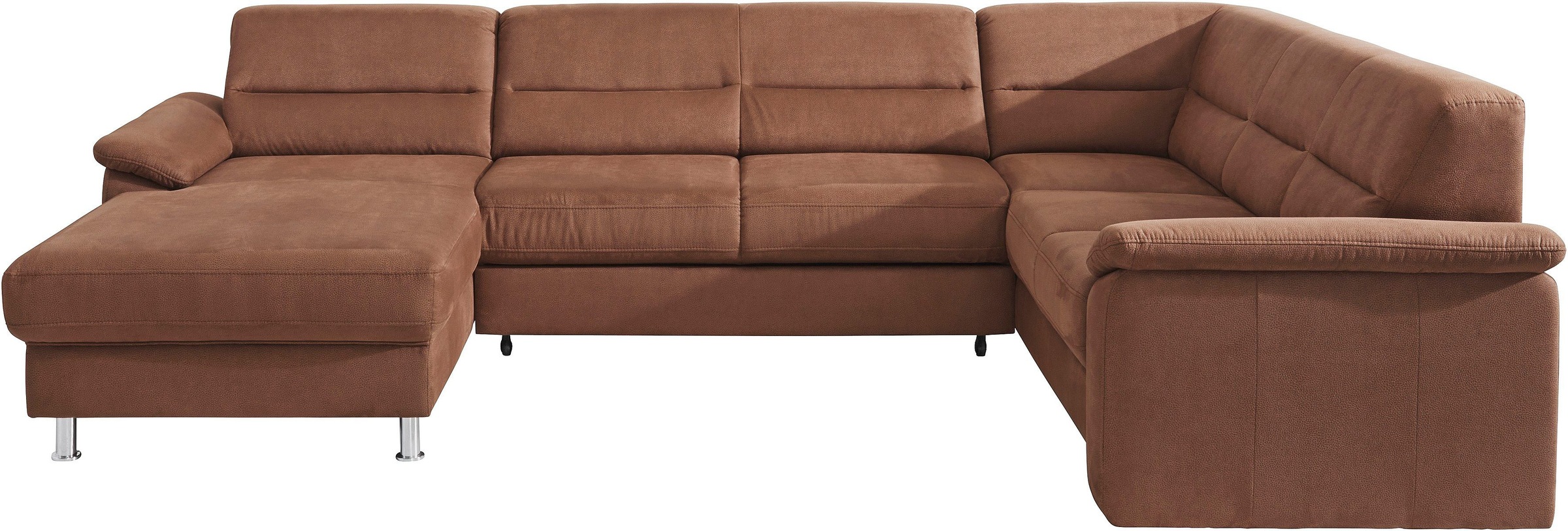 sit&more Wohnlandschaft »Top Ascara U-Form«, inklusive Boxspring/Federkern-Polsterung, wahlweise mit Bettfunktion
