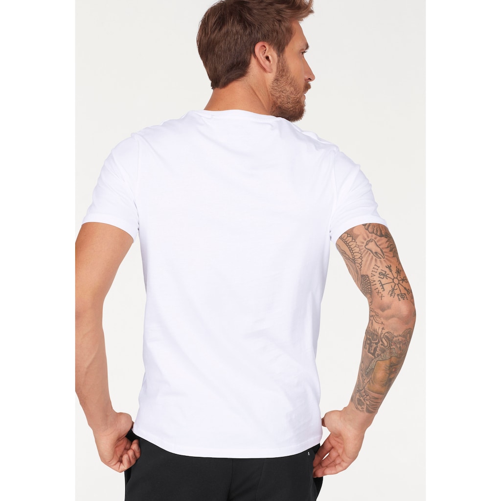 Jack & Jones T-Shirt »CORP LOGO TEE«, (Packung, 3 tlg., 3er-Pack), 3er Packung