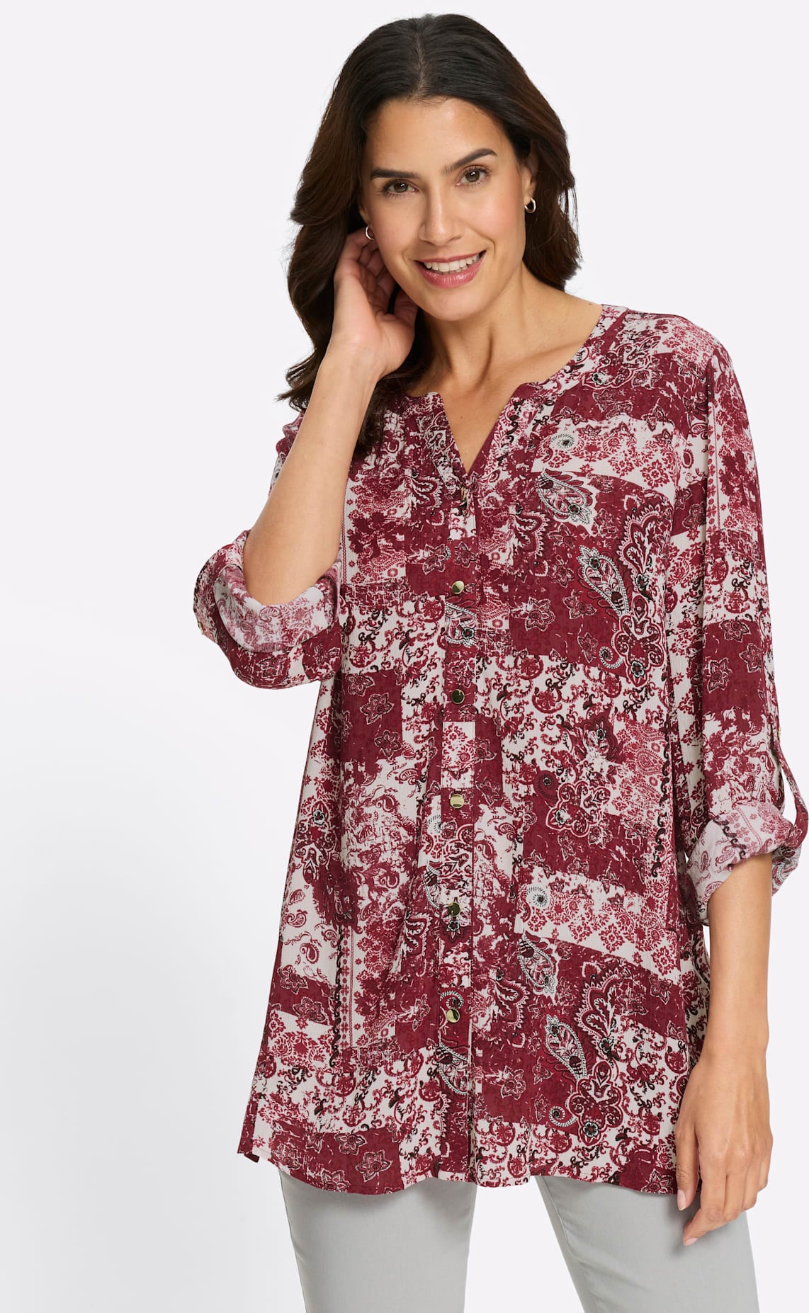 Inspirationen Longbluse