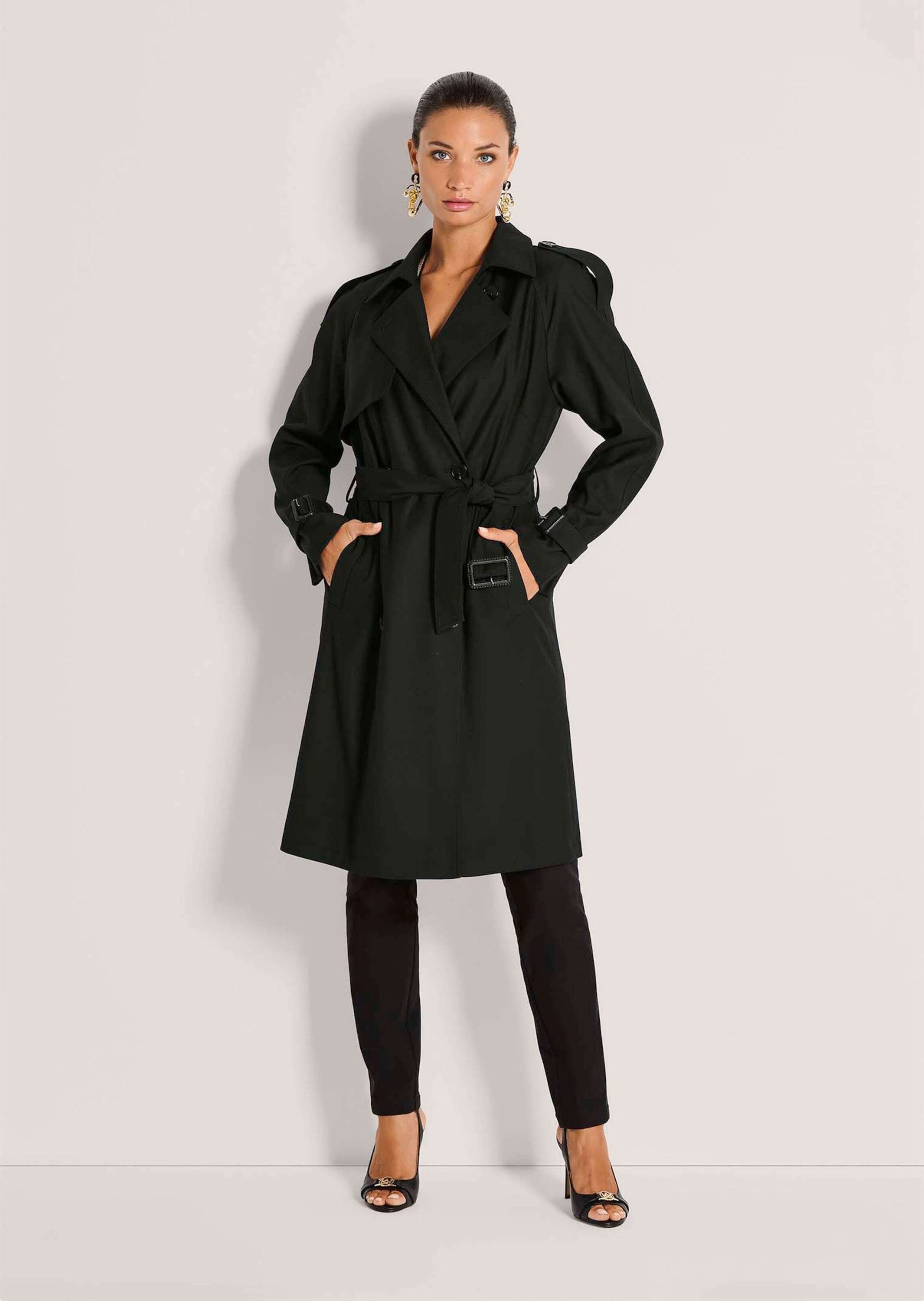 MADELEINE Trenchcoat »Trenchcoat Eleganter Doppelreiher mit Gürtel«