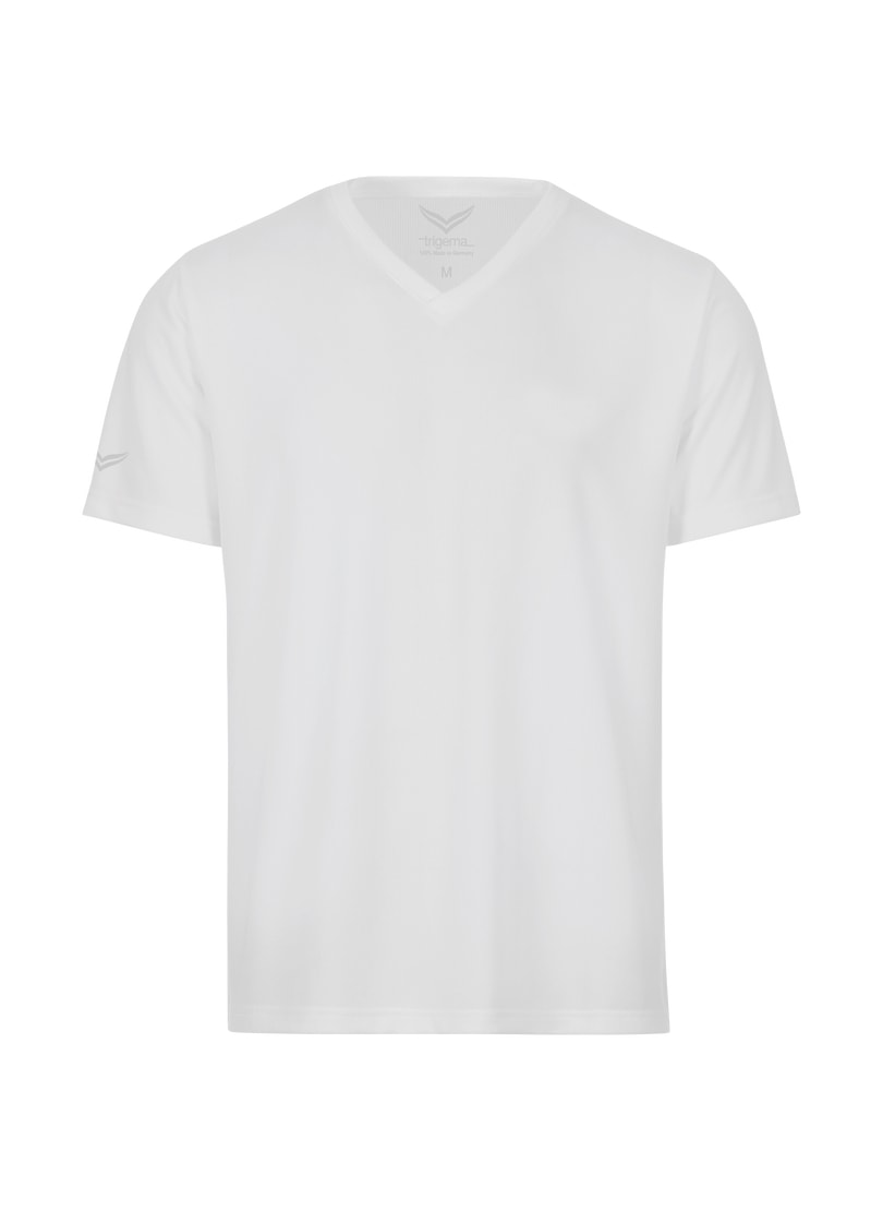 Trigema T-Shirt »TRIGEMA V-Shirt COOLMAX®«, (1 tlg.)