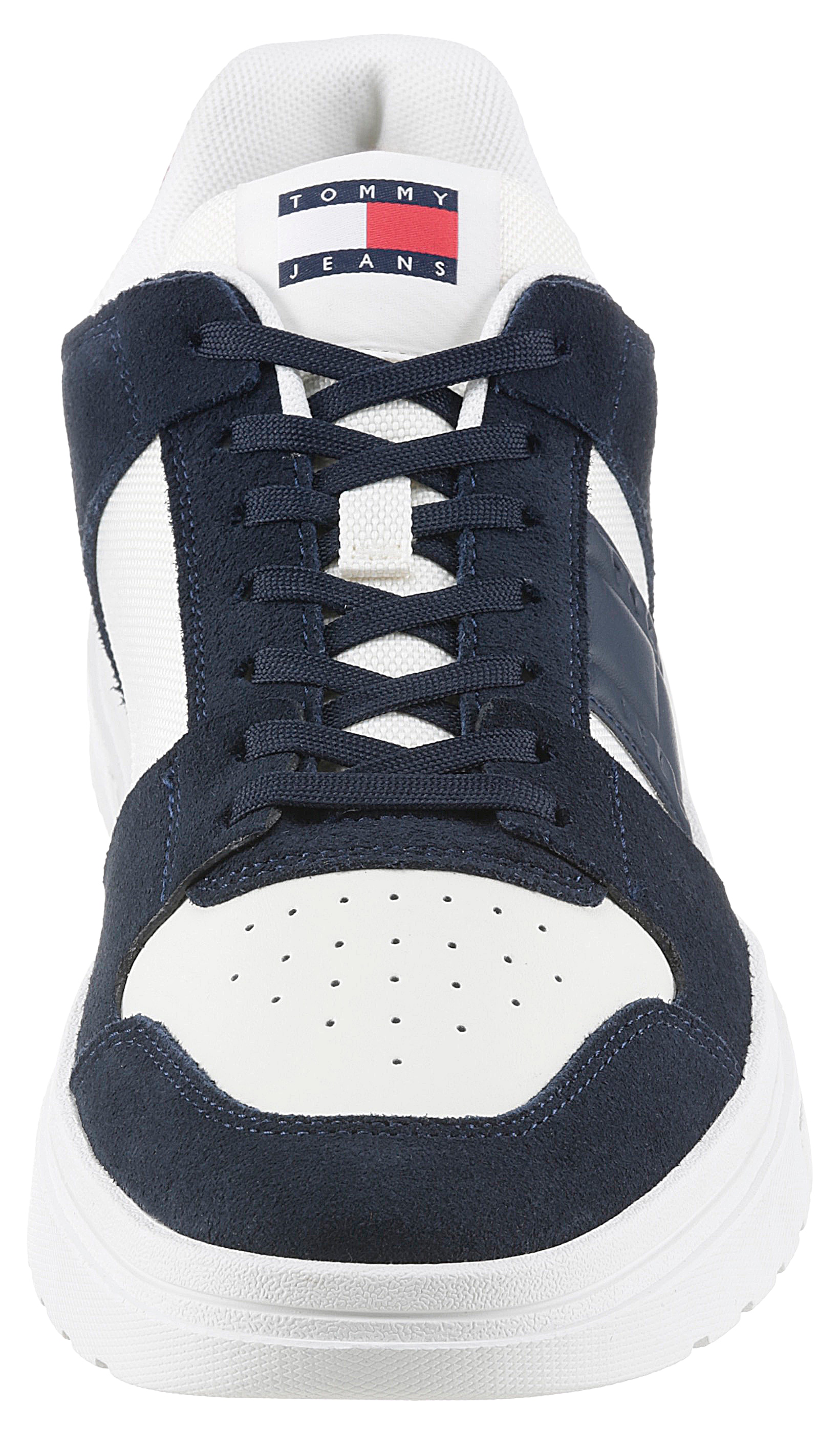 Tommy Jeans Sneaker »THE BROOKLYN MIX MAT.«, Freizeitschuh, Halbschuh, Schnürschuh mit seitlichem Logo