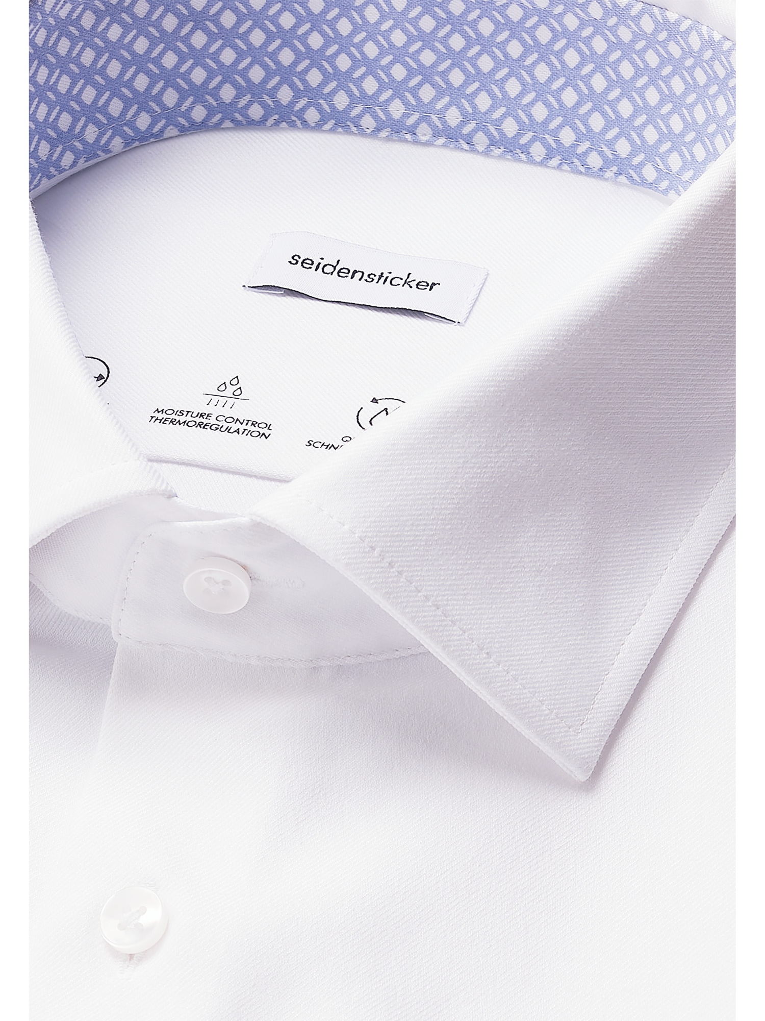 seidensticker Businesshemd »Schwarze Rose«, Slim 1/1 Kentkragen Uni