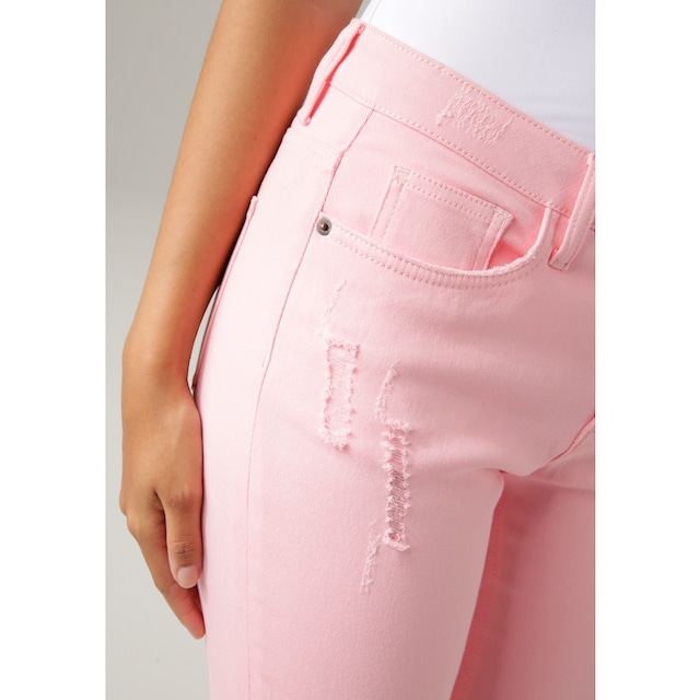 im Shop OTTO Destroyed-Effekt CASUAL mit Skinny-fit-Jeans, Online kaufen Aniston