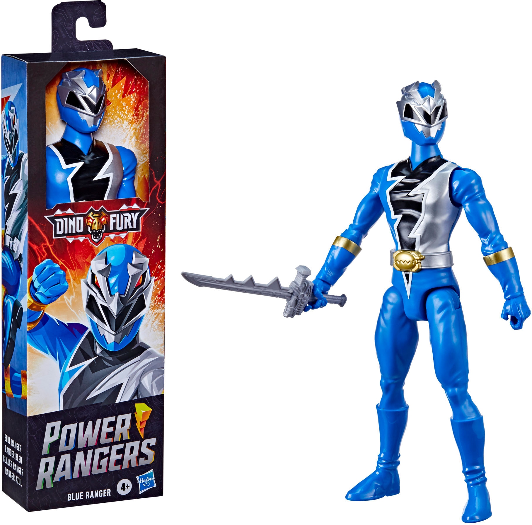 Hasbro Actionfigur »Power Rangers Dino OTTO Fury Blauer bei Ranger, 30 cm«