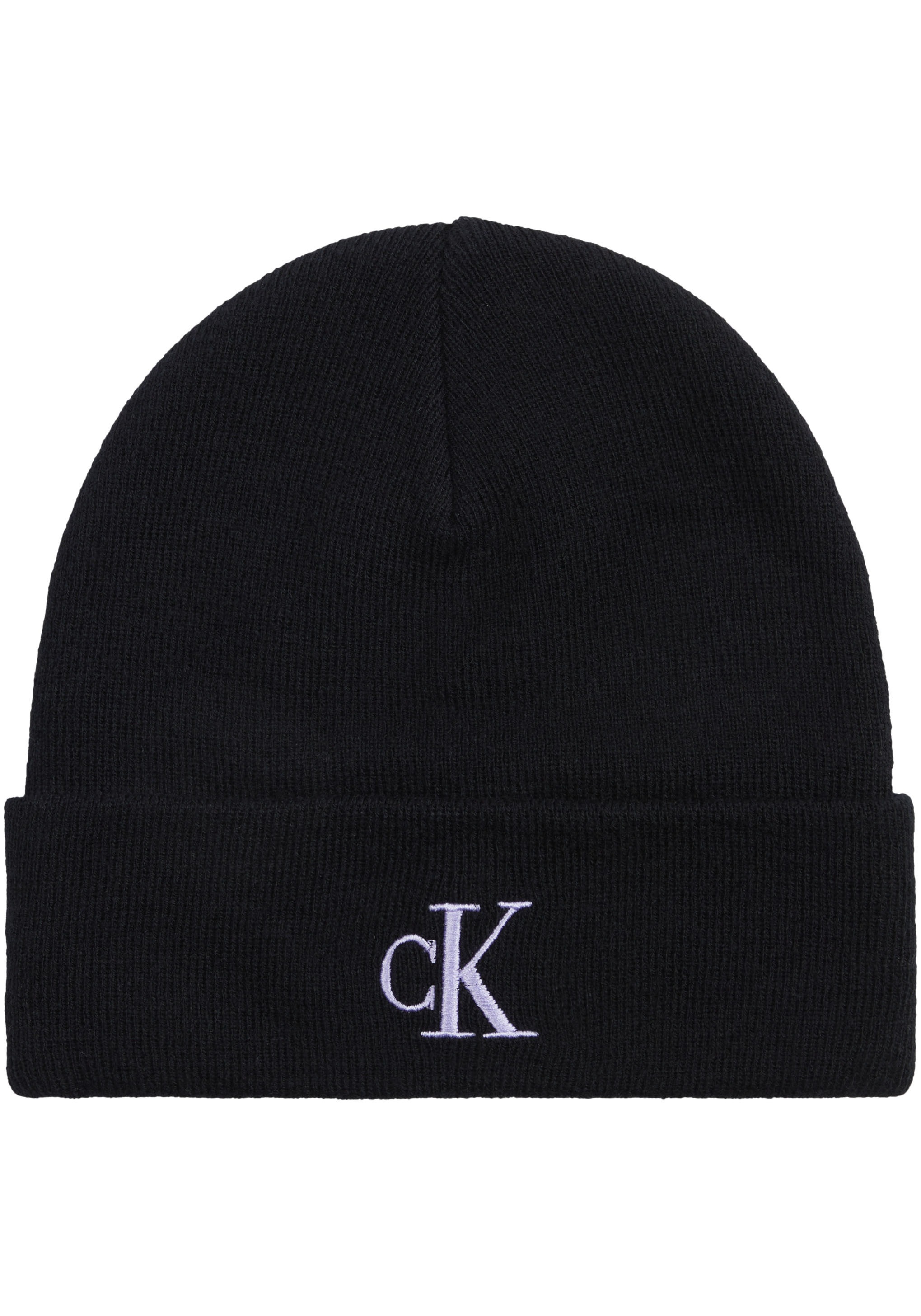 Beanie »MONOGRAM EMBRO BEANIE«, mit Calvin Klein Jeans Stickerei