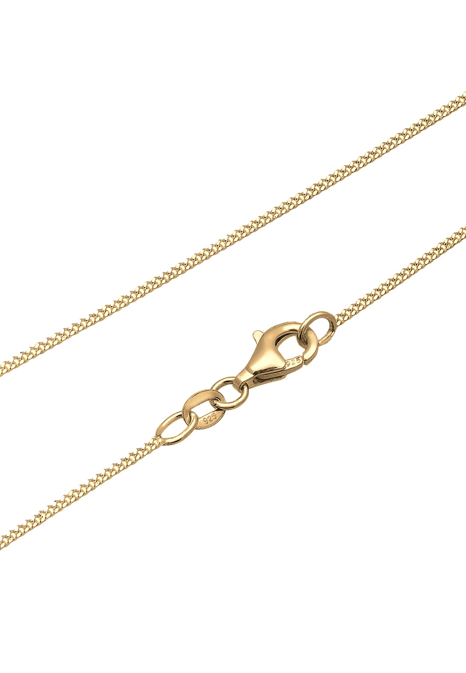 Elli Kette mit Anhänger »Halskette Panzerkette Geo Symbol Stab Layer Cool 925 Silber«