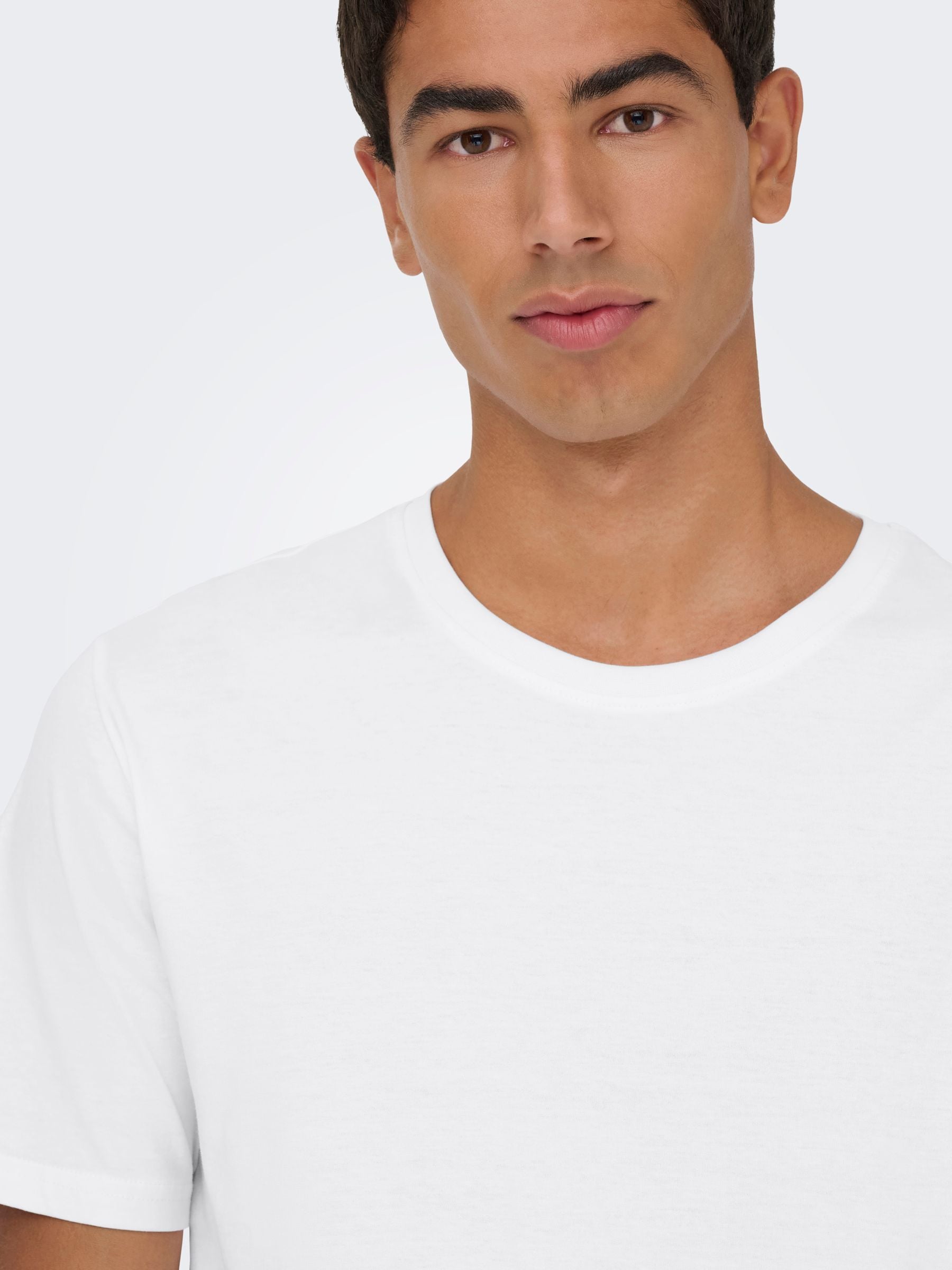 ONLY & SONS Rundhalsshirt »ONSMATT LONGY SS TEE 3-PACK« Packung, 3 Stk.