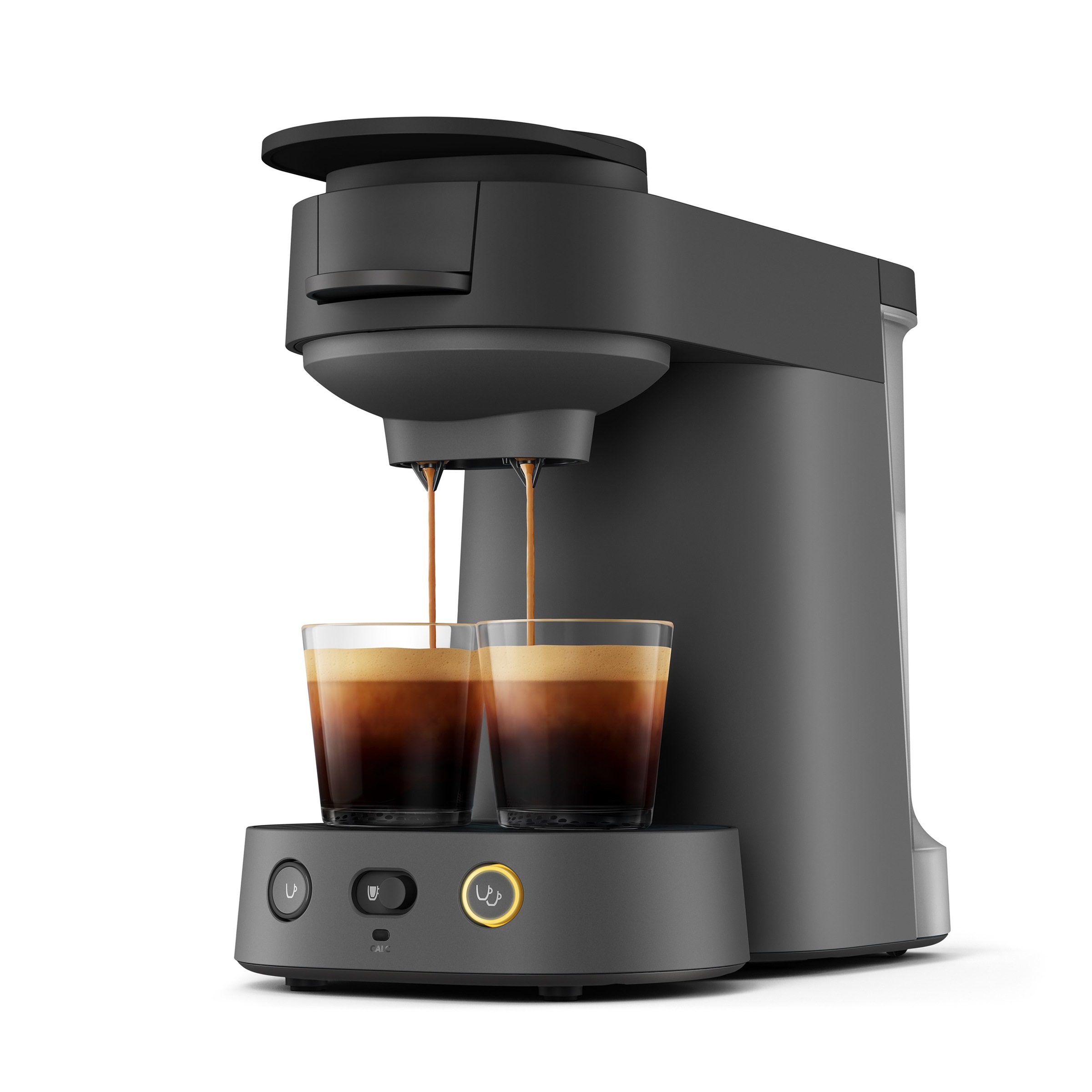 Philips Kaffeepadmaschine »Vibe CSA225/50, mit zwei Kaffee-Einstellungen« kompakt; mit Memory-Funktion u. 0,9-Liter herausnehmbarem Wassertank