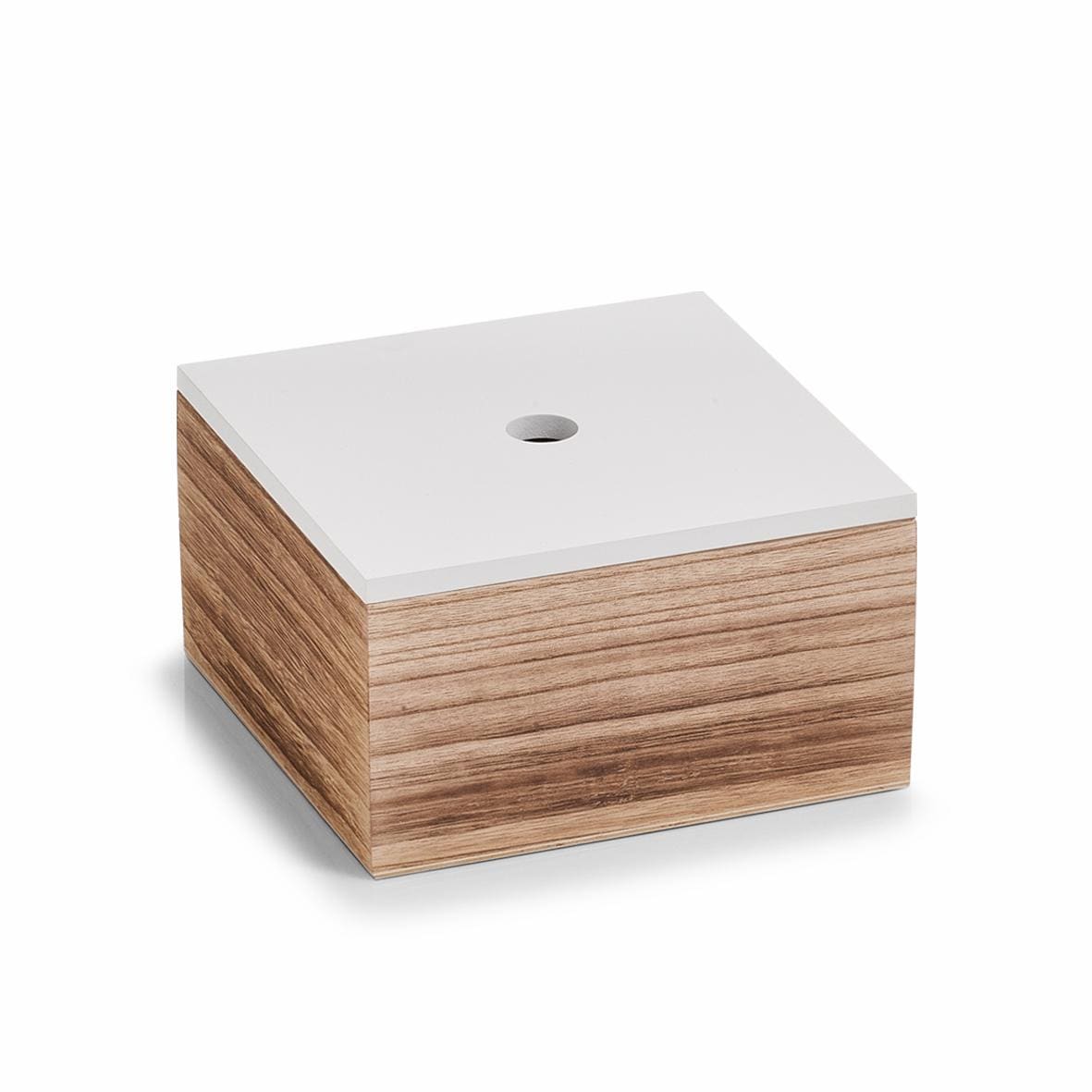 Zeller Present Aufbewahrungsbox, 3er Set, Holz, weiß/natur