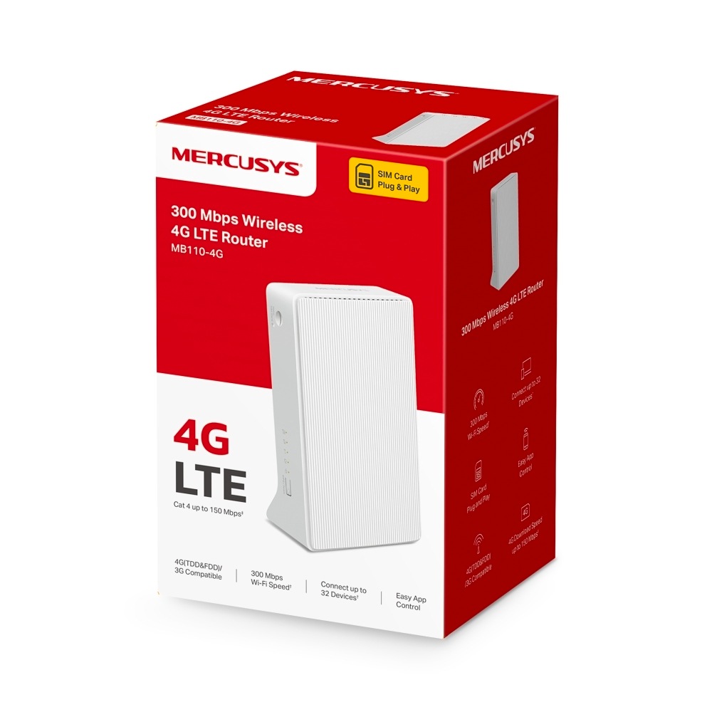 TP-Link 4G/LTE-Router »Mercusys MB110-4G Wireless N 4G«