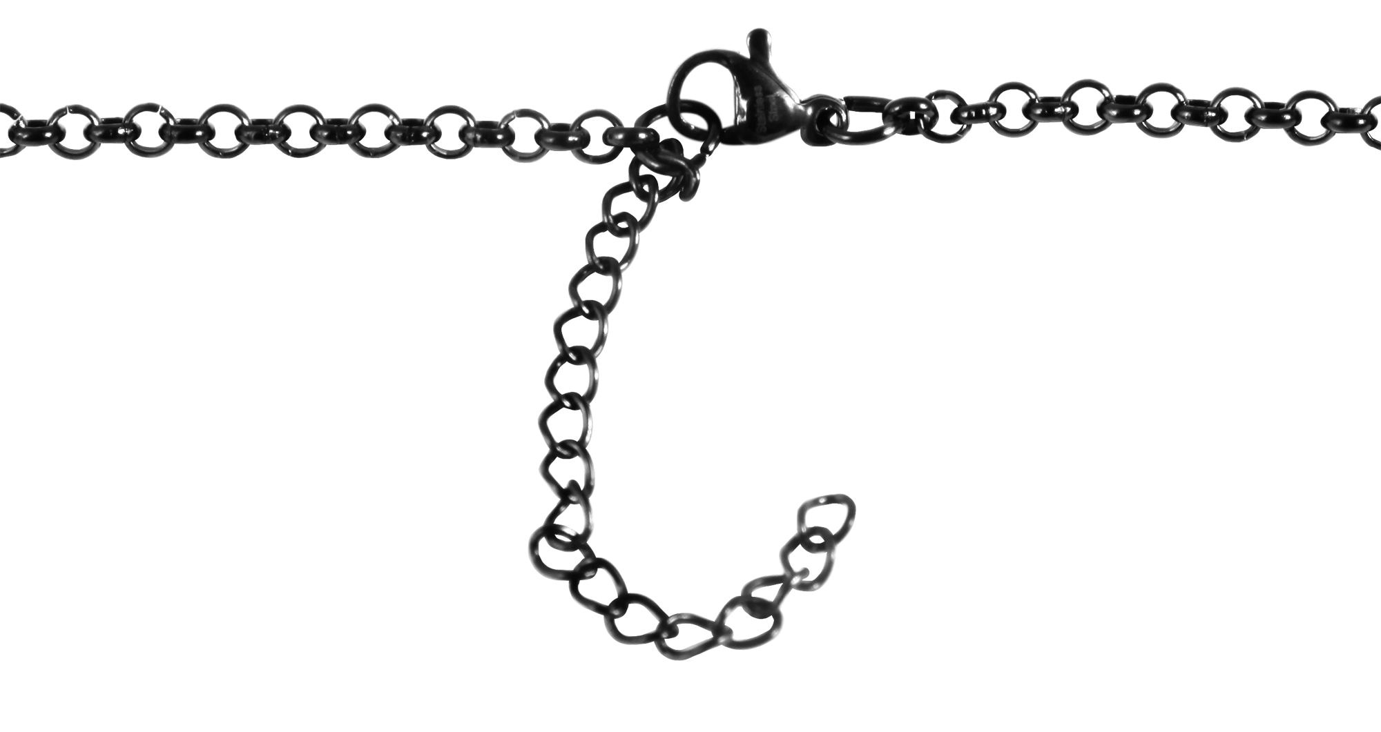 Adelia´s Gliederkette »Unisex Halskette ¿ Erbskette aus Edelstahl«