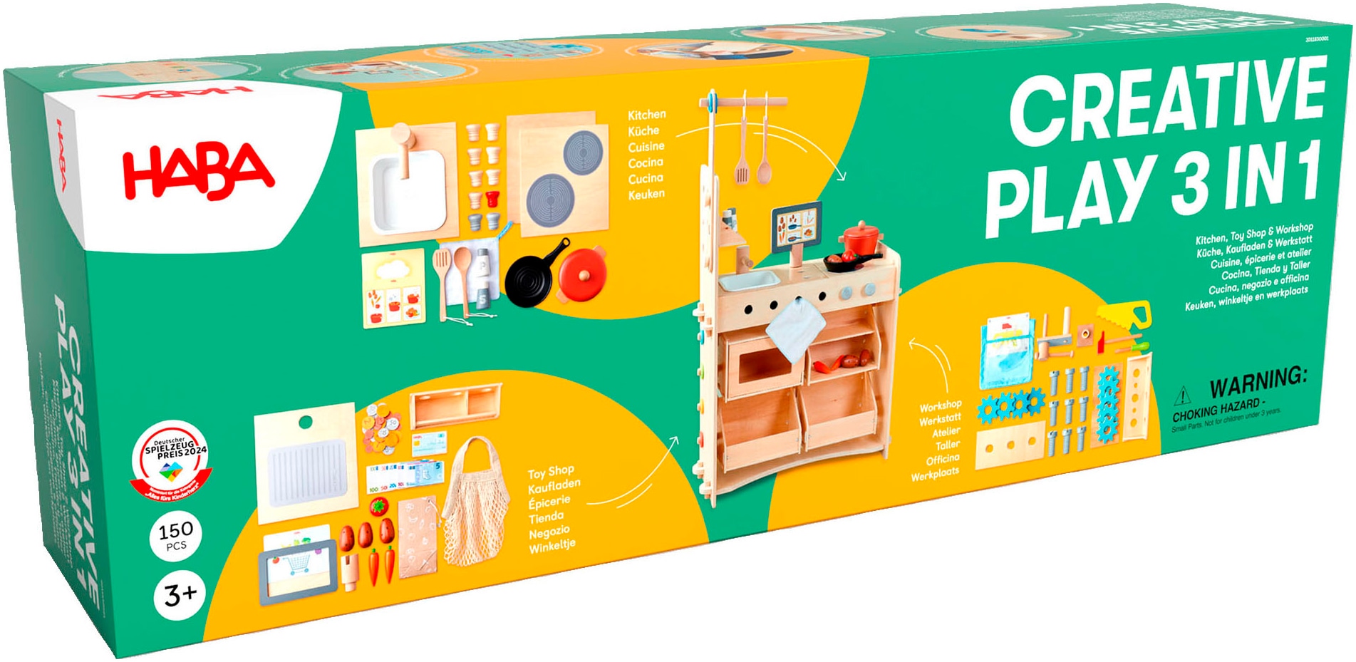 Haba Kaufladen »Spielset Creative Play 3 in 1«