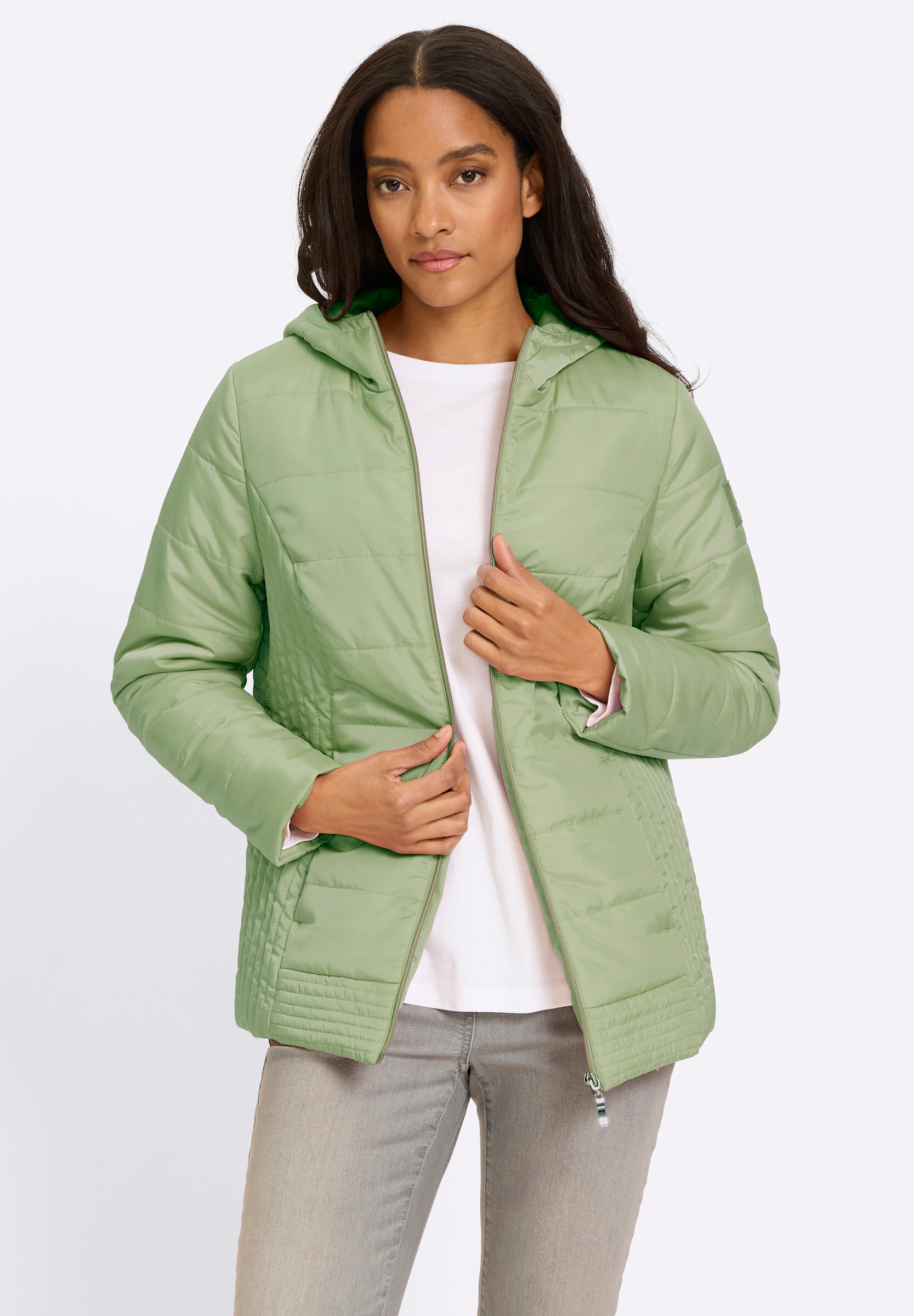 heine Steppjacke »Steppjacke Steppjacke mit Kapuze« mit Kapuze